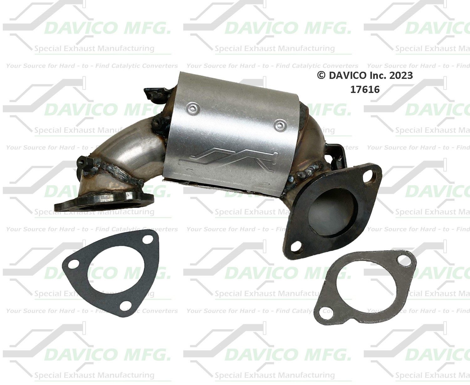 Davico Mfg EPA Direct-Fit Catalytic Converter 17616 — image 2