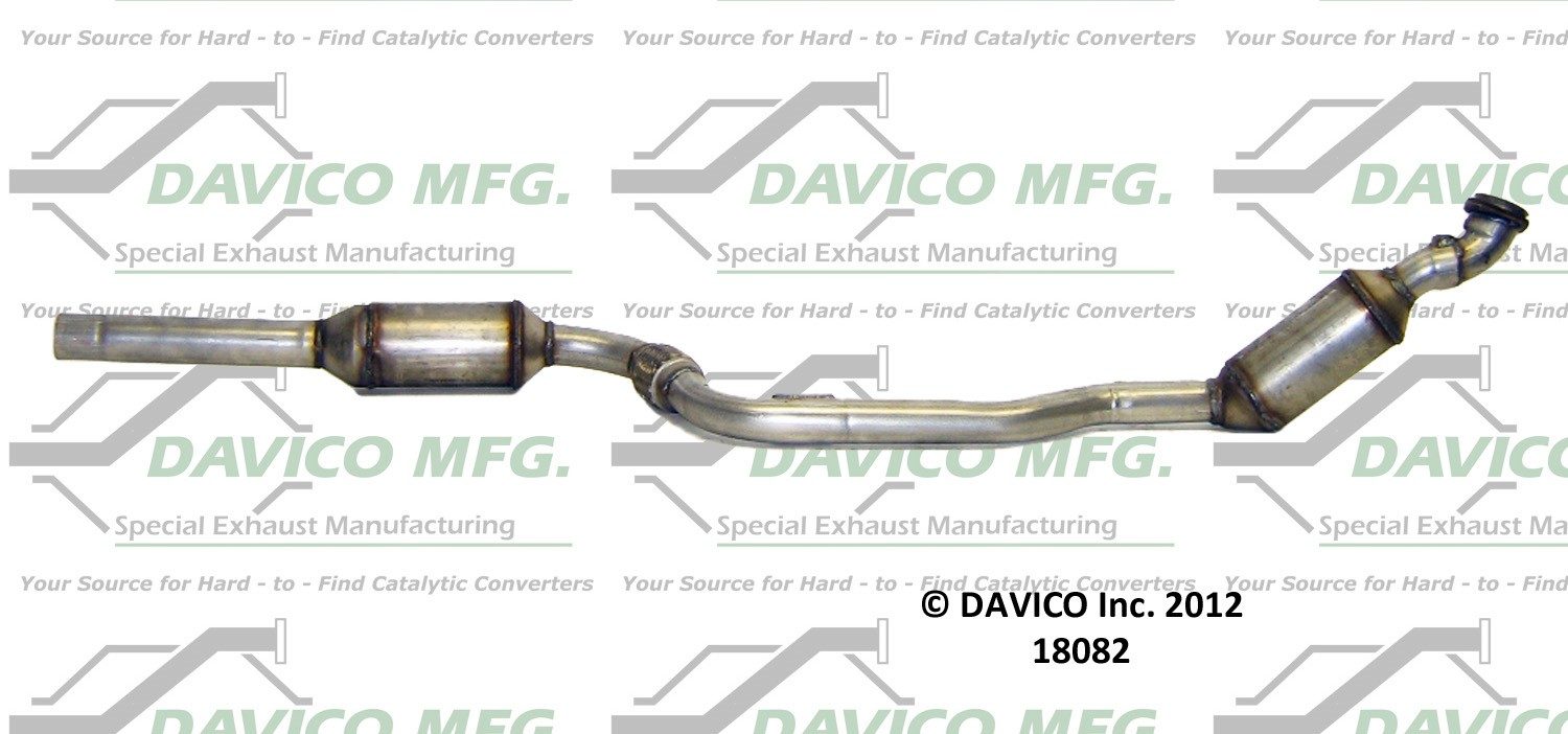 Davico Mfg EPA Direct-Fit Catalytic Converter 18082 — image 2