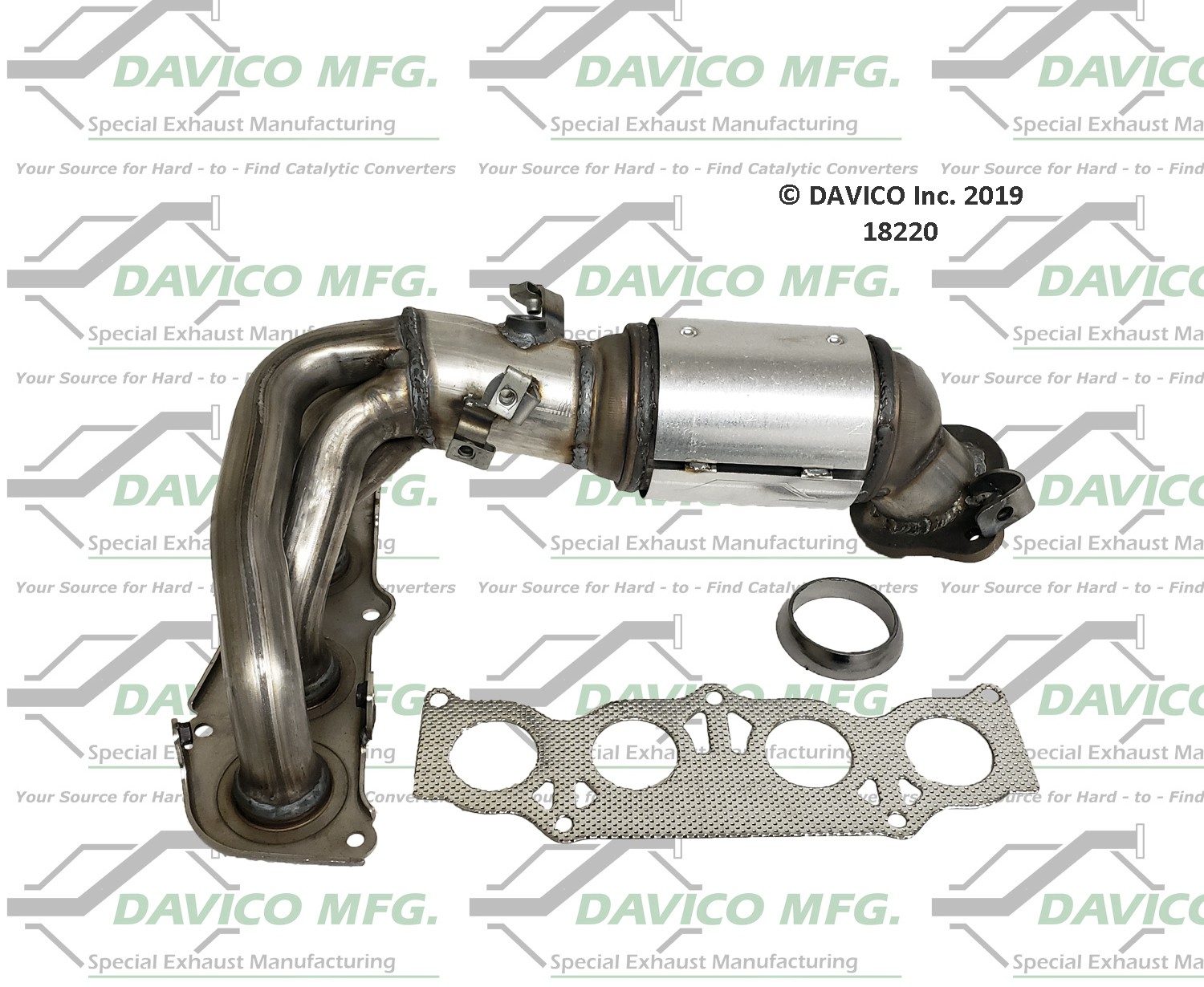 Davico Mfg EPA Direct-Fit Catalytic Converter 18220 — image 2