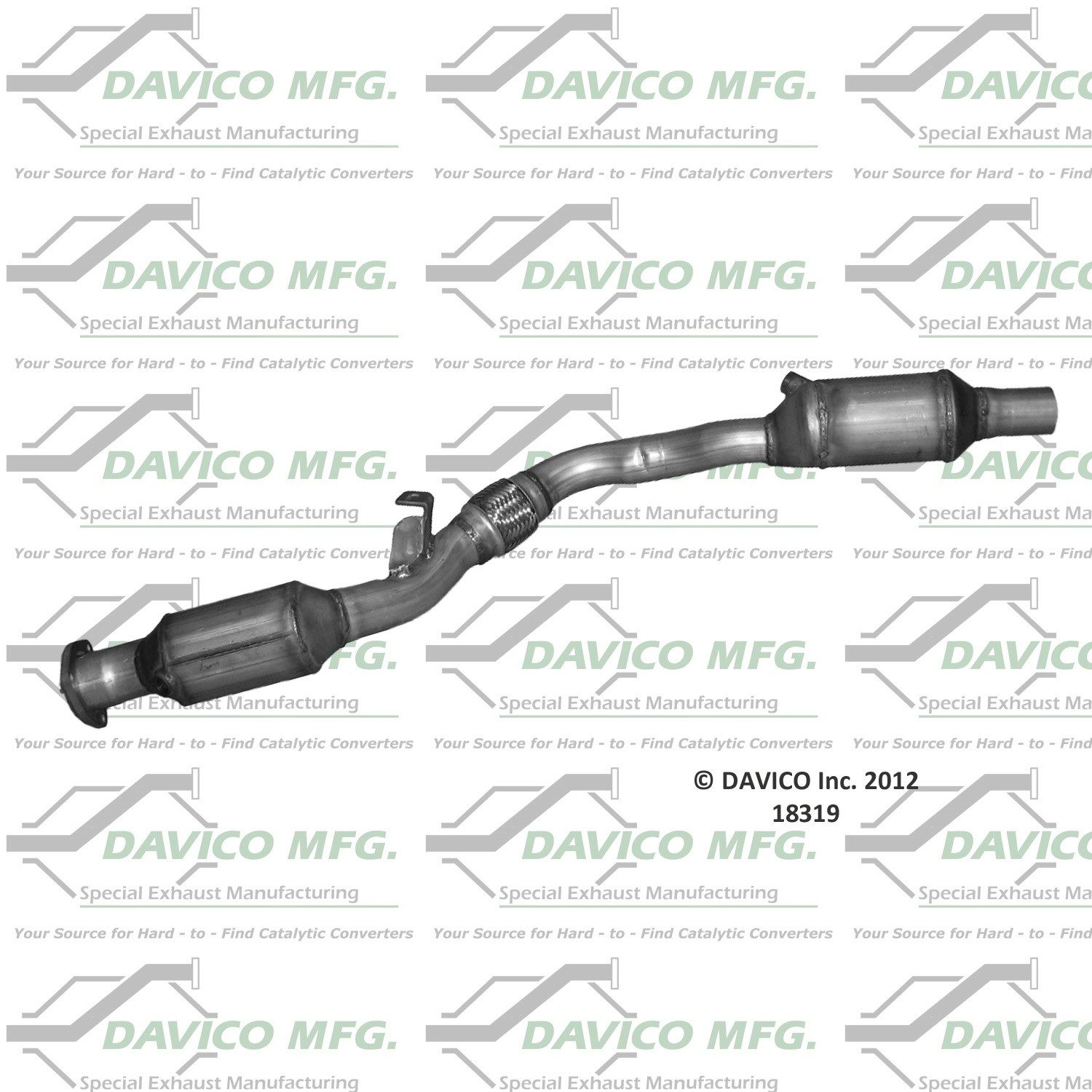 Davico Mfg EPA Direct-Fit Catalytic Converter 18319 — image 2