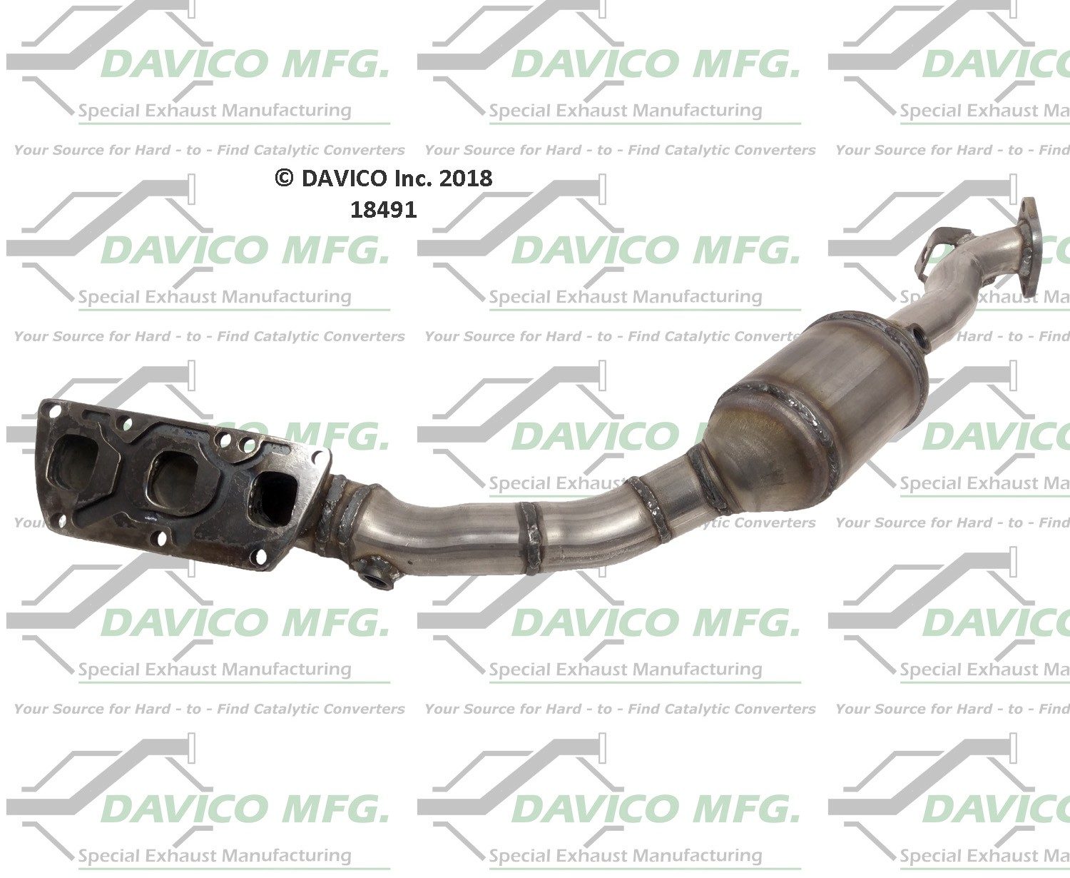 Davico Mfg EPA Direct-Fit Catalytic Converter 18491 — image 2