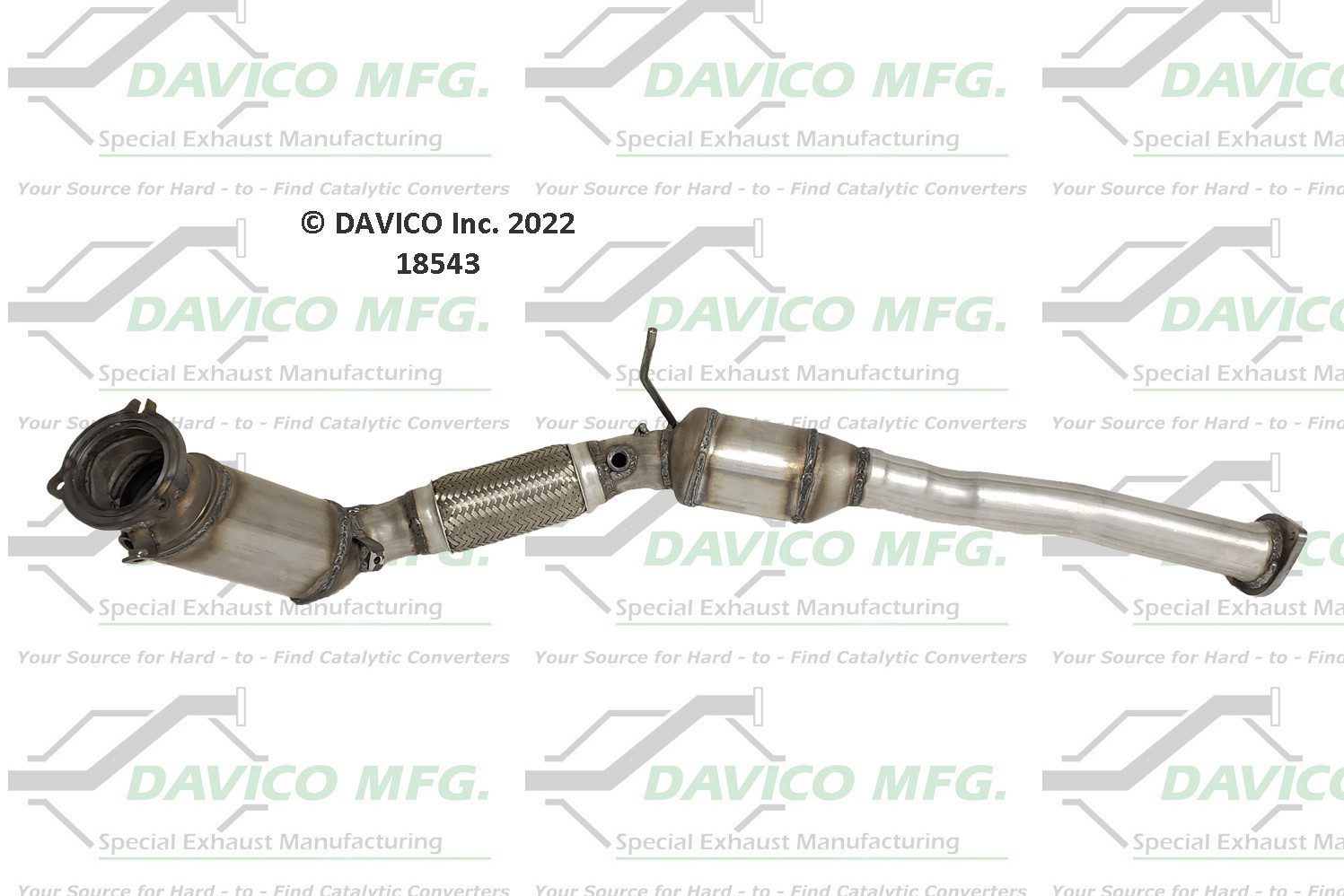 Davico Mfg EPA Direct-Fit Catalytic Converter 18543