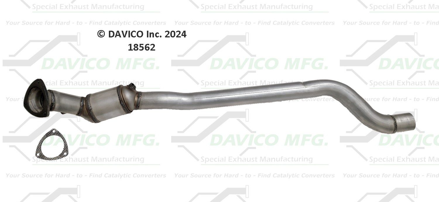 Davico Mfg EPA Direct-Fit Catalytic Converter 18562 — image 2