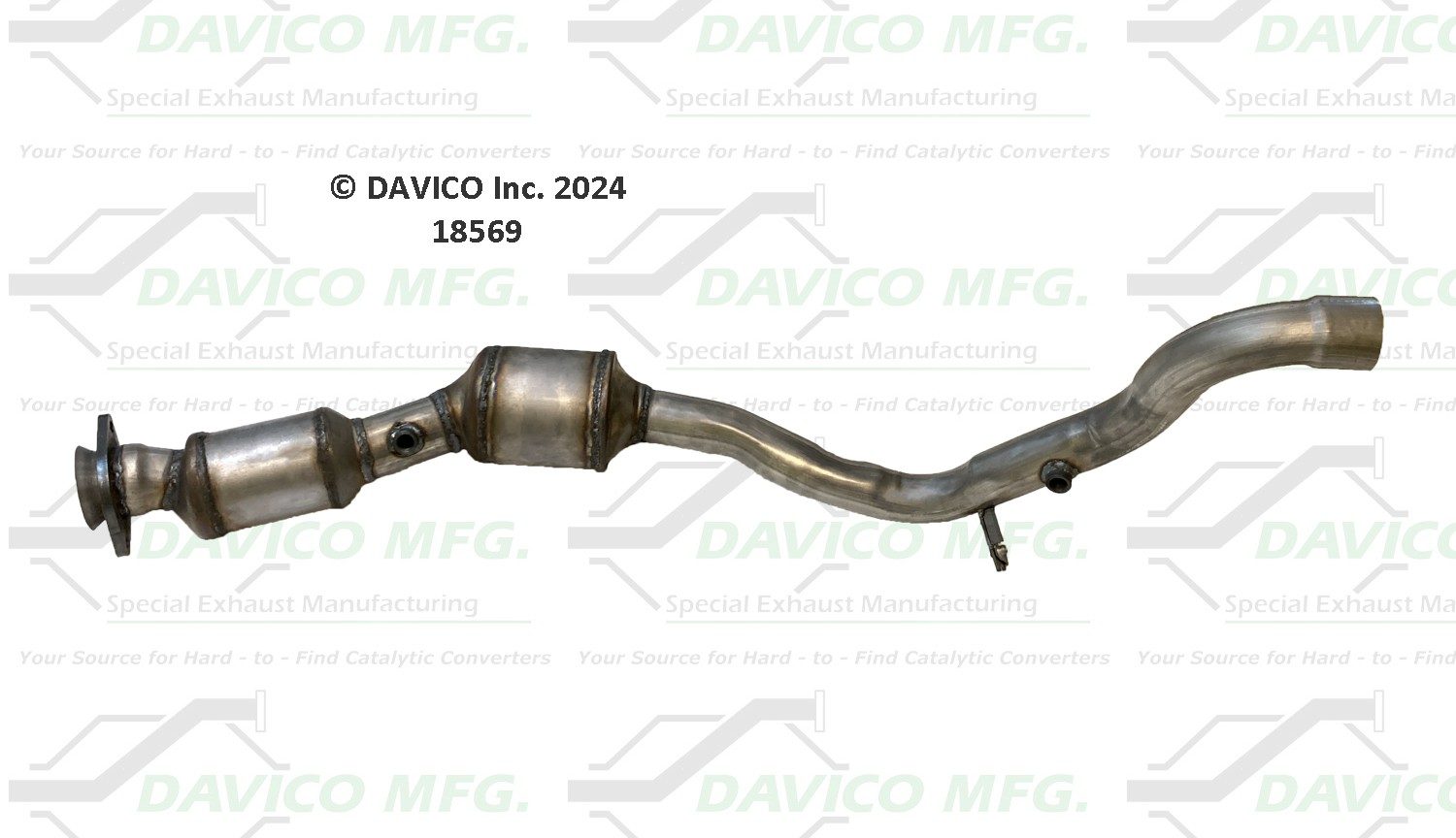 Davico Mfg EPA Direct-Fit Catalytic Converter 18569 — image 2