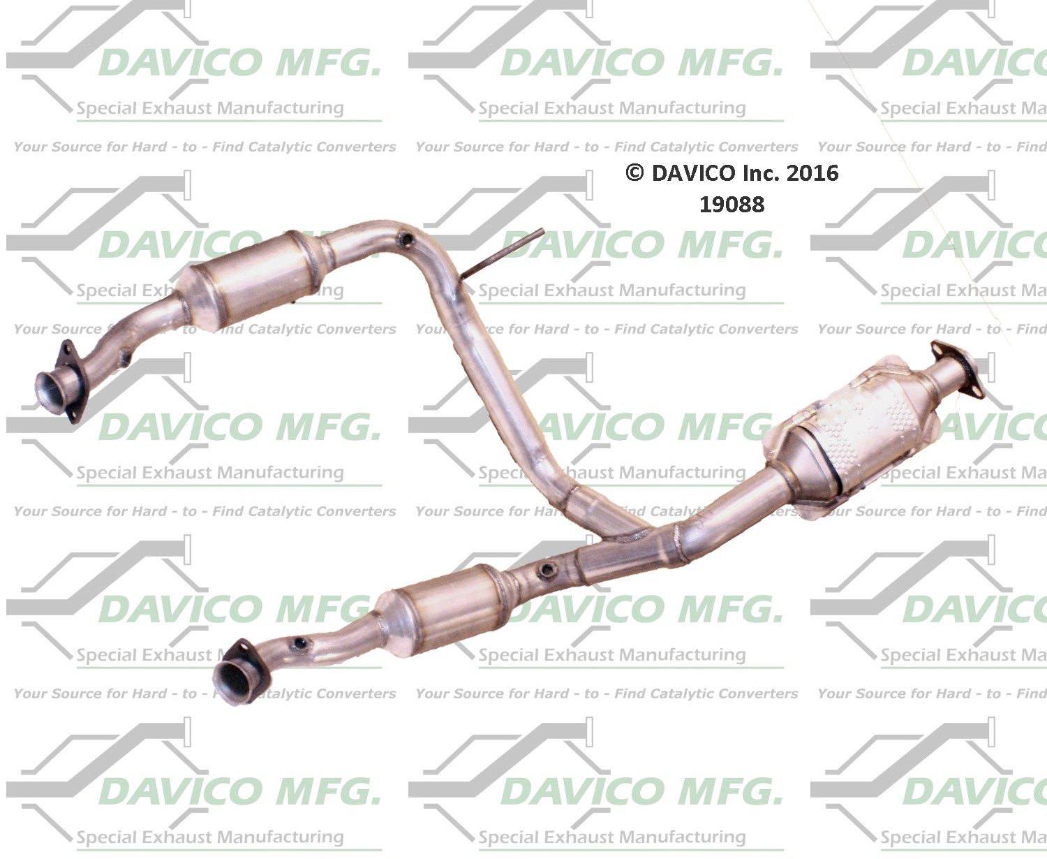 Davico Mfg EPA Direct-Fit Catalytic Converter 19088