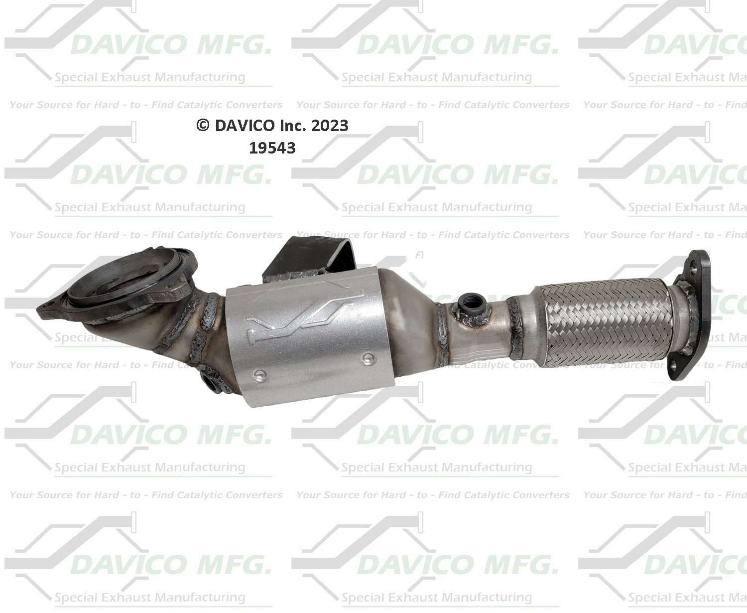 Davico Mfg EPA Direct-Fit Catalytic Converter 19543 — image 3
