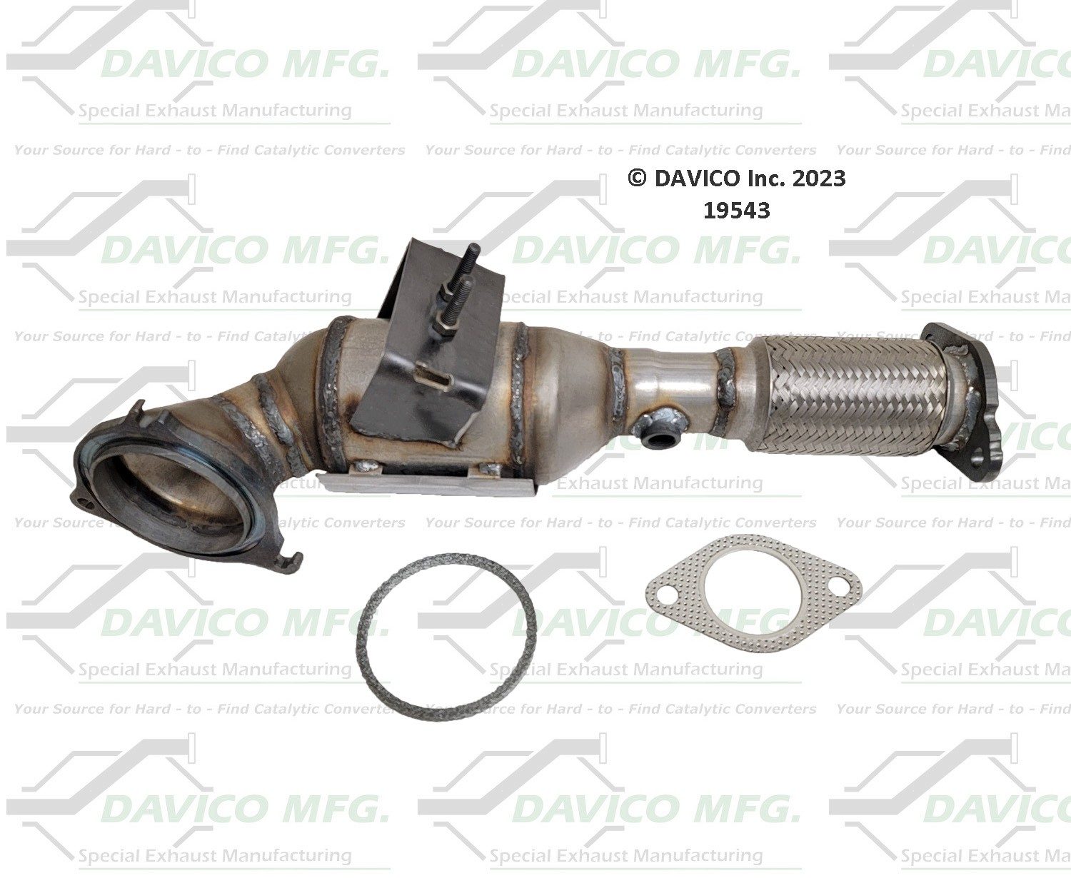 Davico Mfg EPA Direct-Fit Catalytic Converter 19543 — image 2