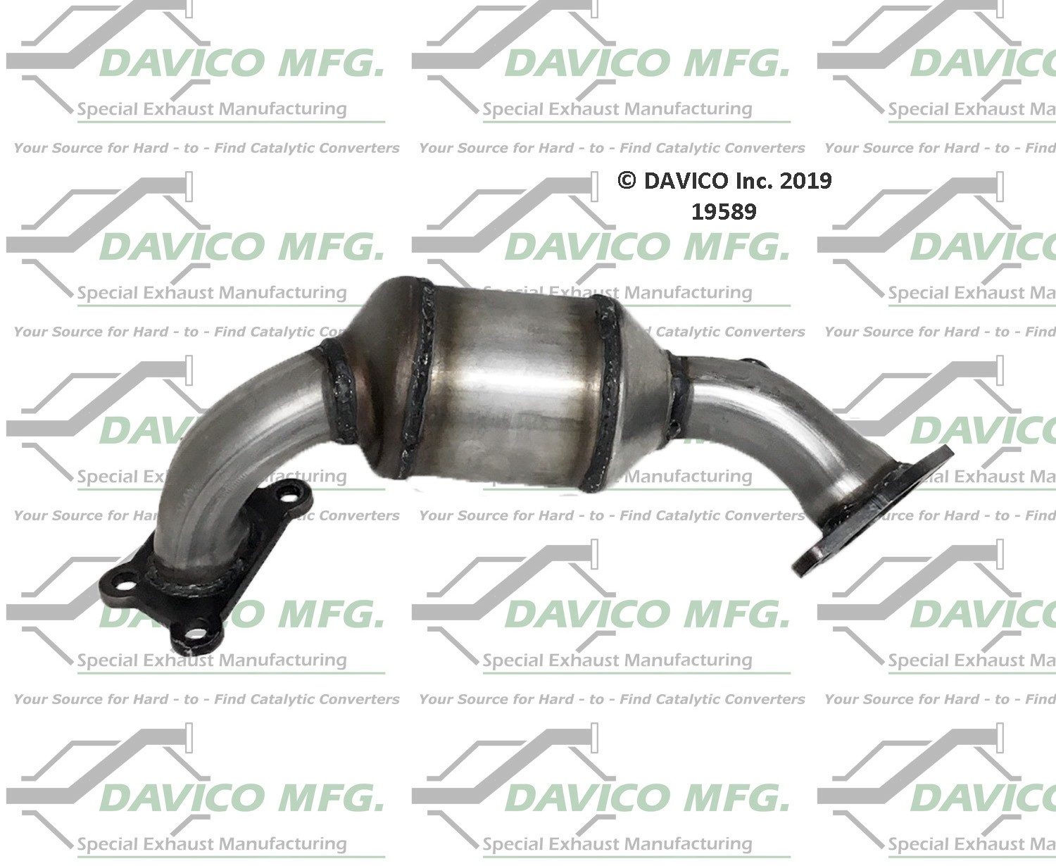 Davico Mfg EPA Direct-Fit Catalytic Converter 19589 — image 3