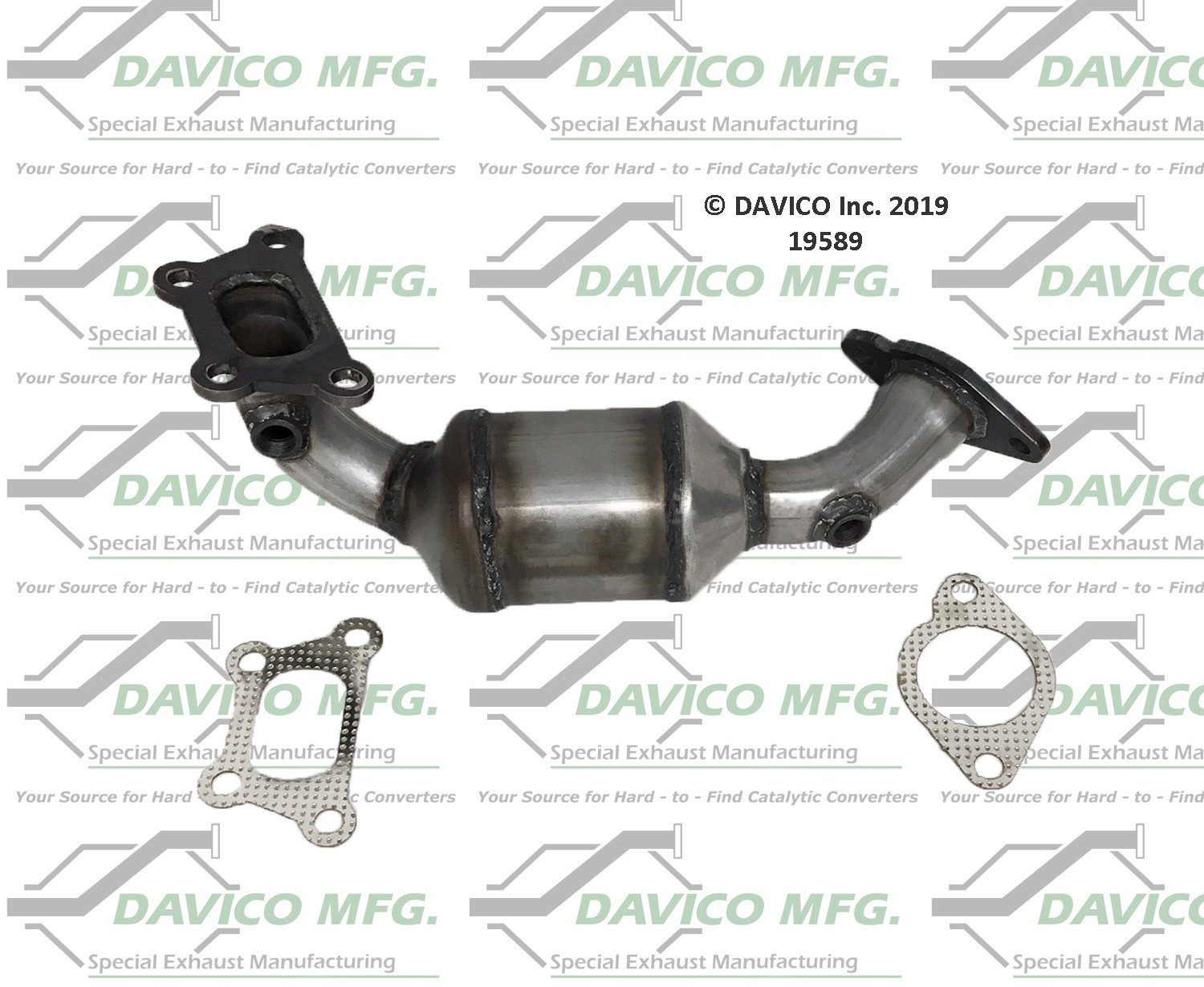 Davico Mfg EPA Direct-Fit Catalytic Converter 19589 — image 2