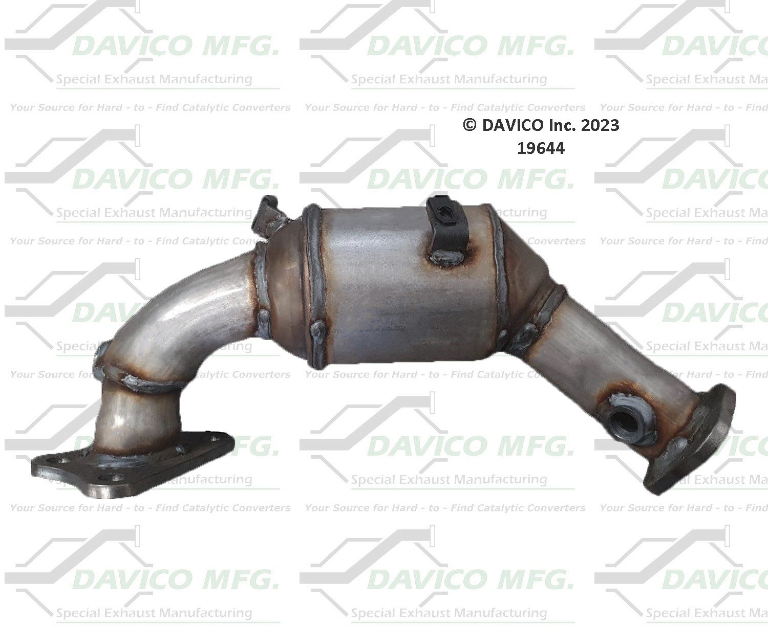 Davico Mfg EPA Direct-Fit Catalytic Converter 19644 — image 3