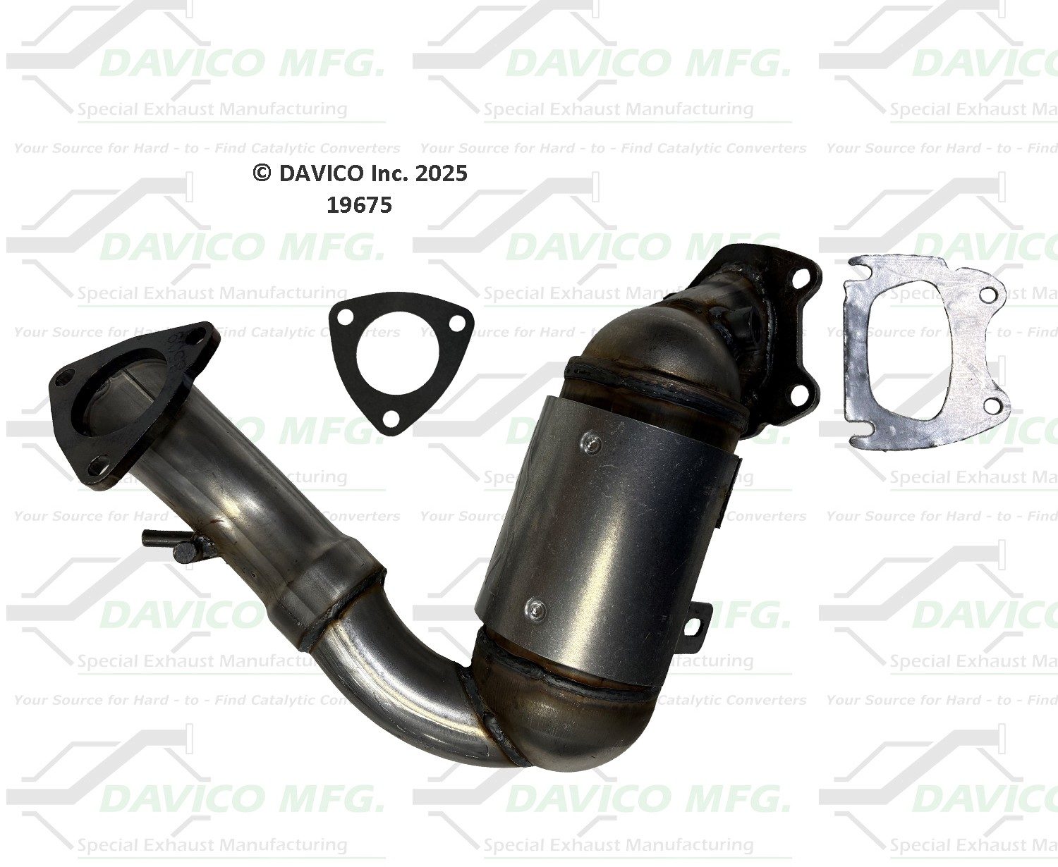 Davico Mfg EPA Direct-Fit Catalytic Converter 19675 — image 2