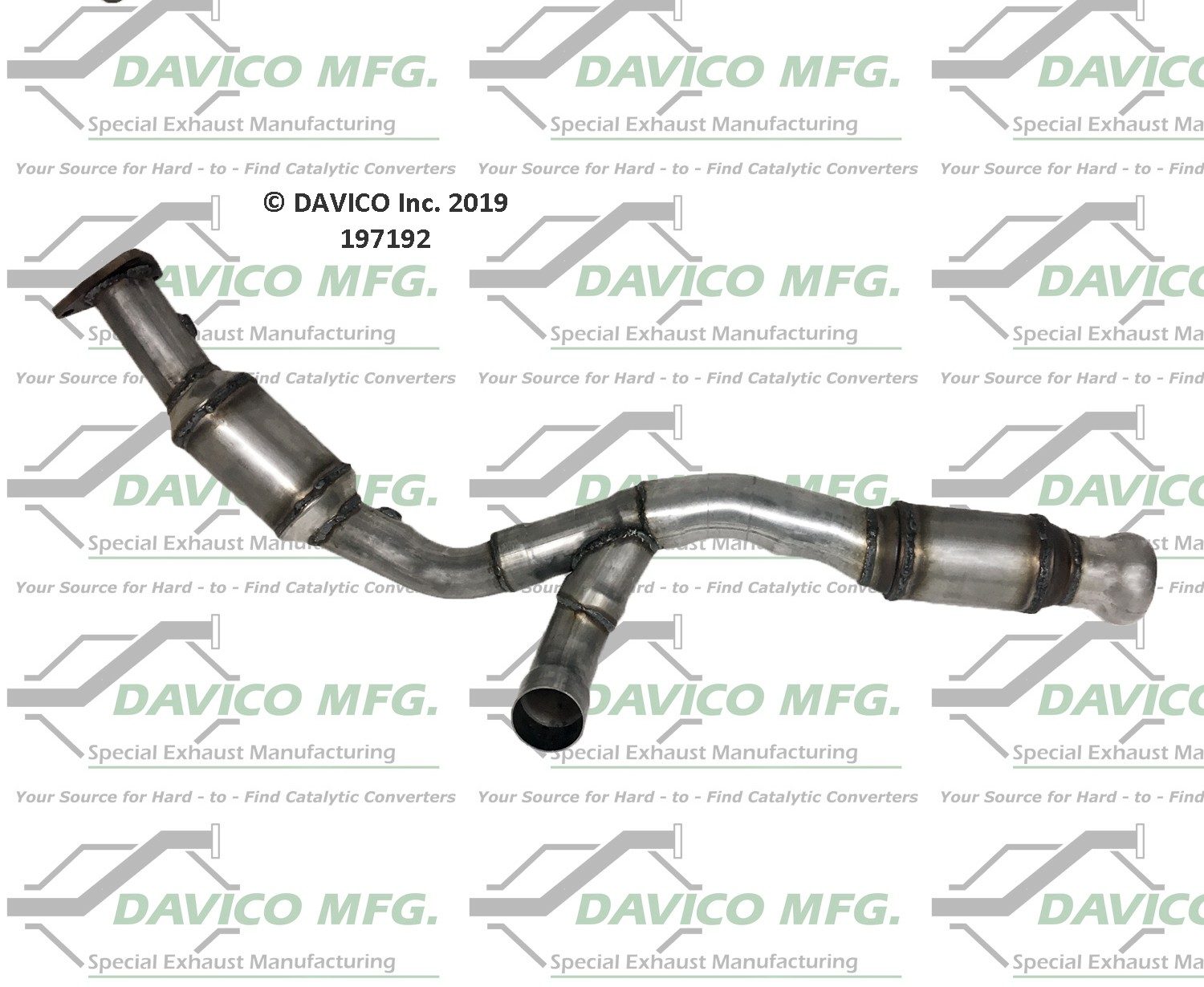 Davico Mfg EPA Direct-Fit Catalytic Converter 197192 — image 2