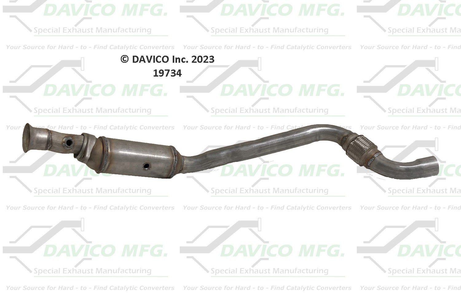 Davico Mfg EPA Direct-Fit Catalytic Converter 19734