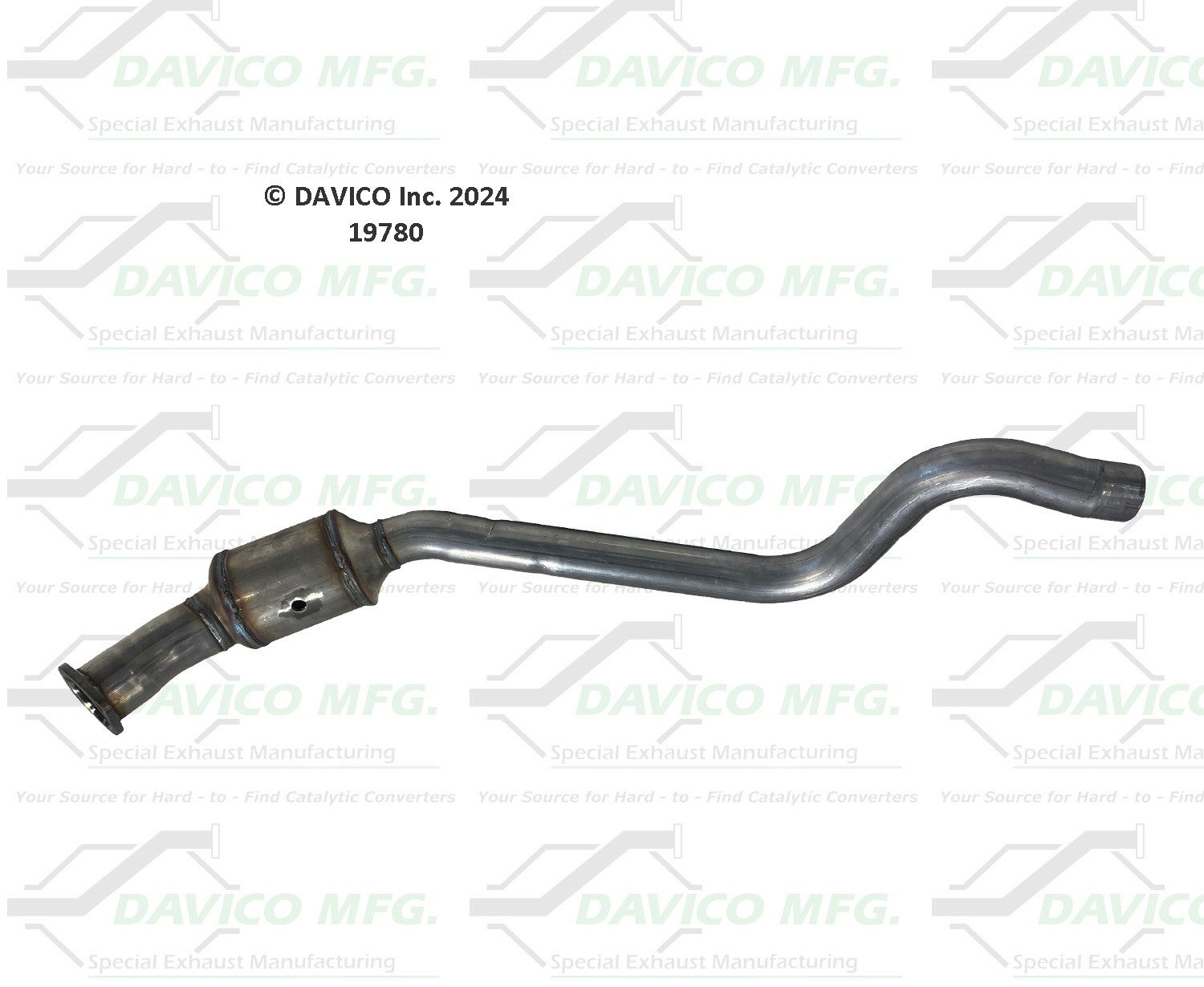 Davico Mfg EPA Direct-Fit Catalytic Converter 19780 — image 2