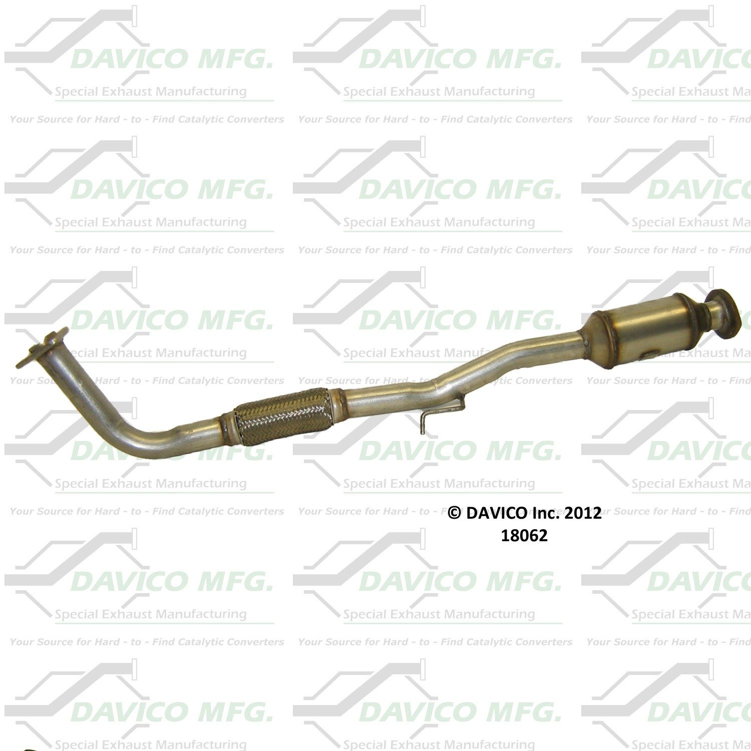 Davico Mfg EPA Direct-Fit Catalytic Converter 48062 — image 2