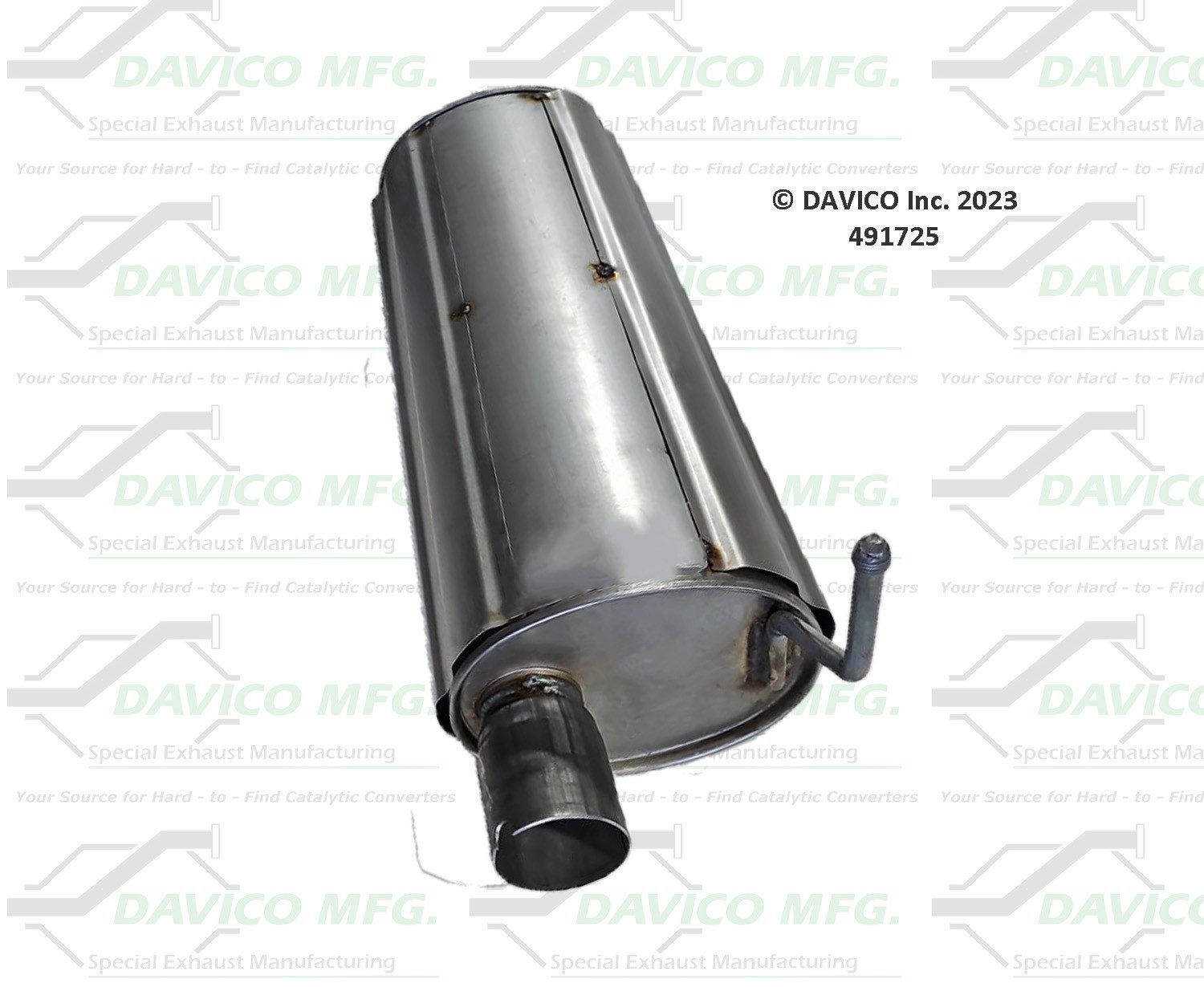 Davico Mfg Exhaust Muffler Assembly 491725