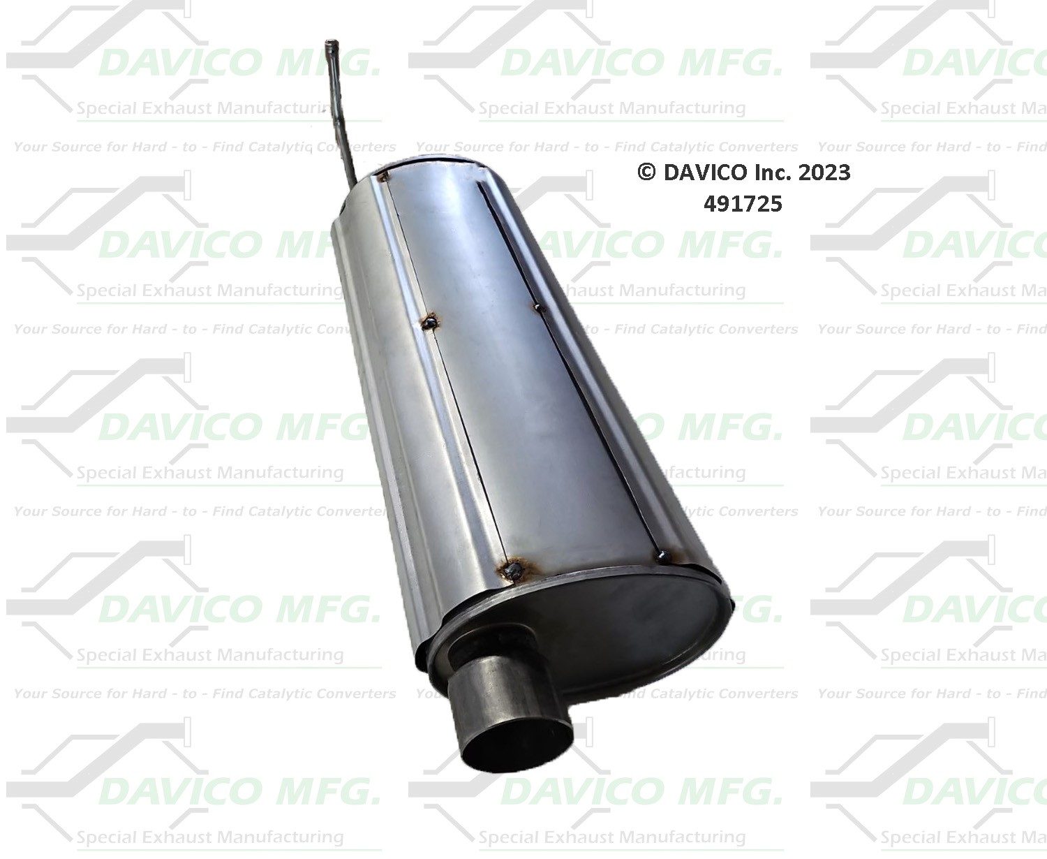Davico Mfg Exhaust Muffler Assembly 491725 — image 3