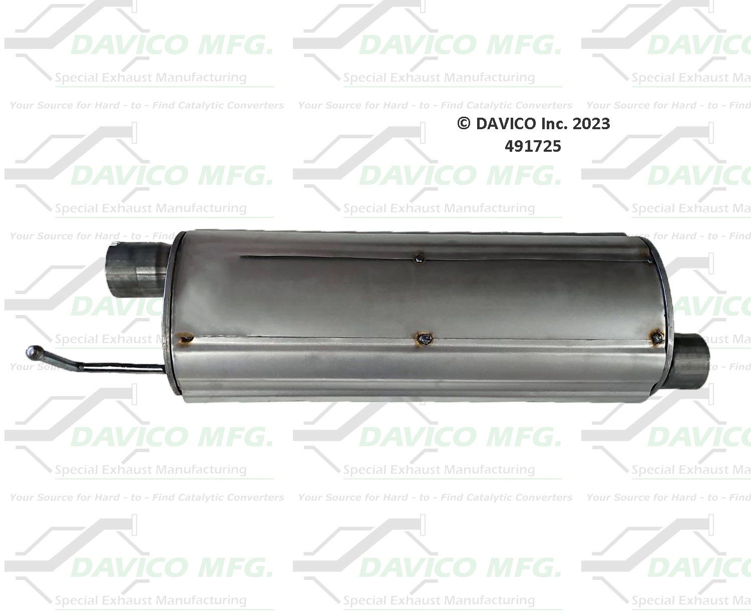 Davico Mfg Exhaust Muffler Assembly 491725 — image 2