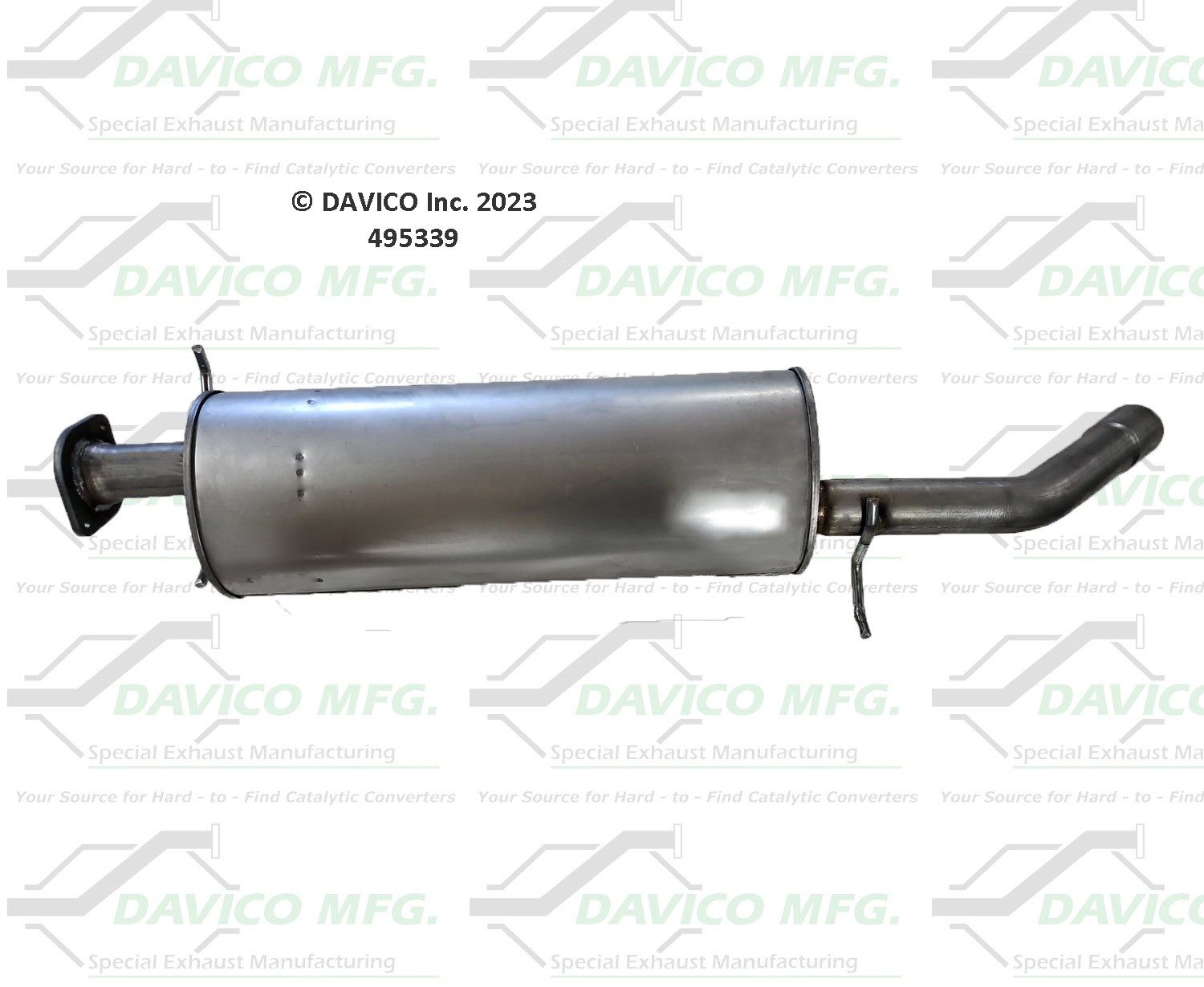 Davico Mfg Exhaust Muffler Assembly 495339 — image 2