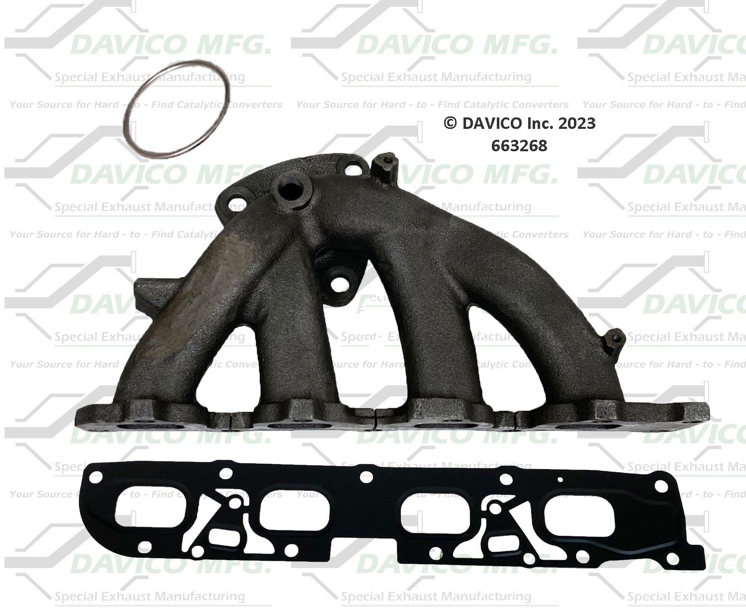 Davico Mfg Exhaust Manifold 663268 — image 2