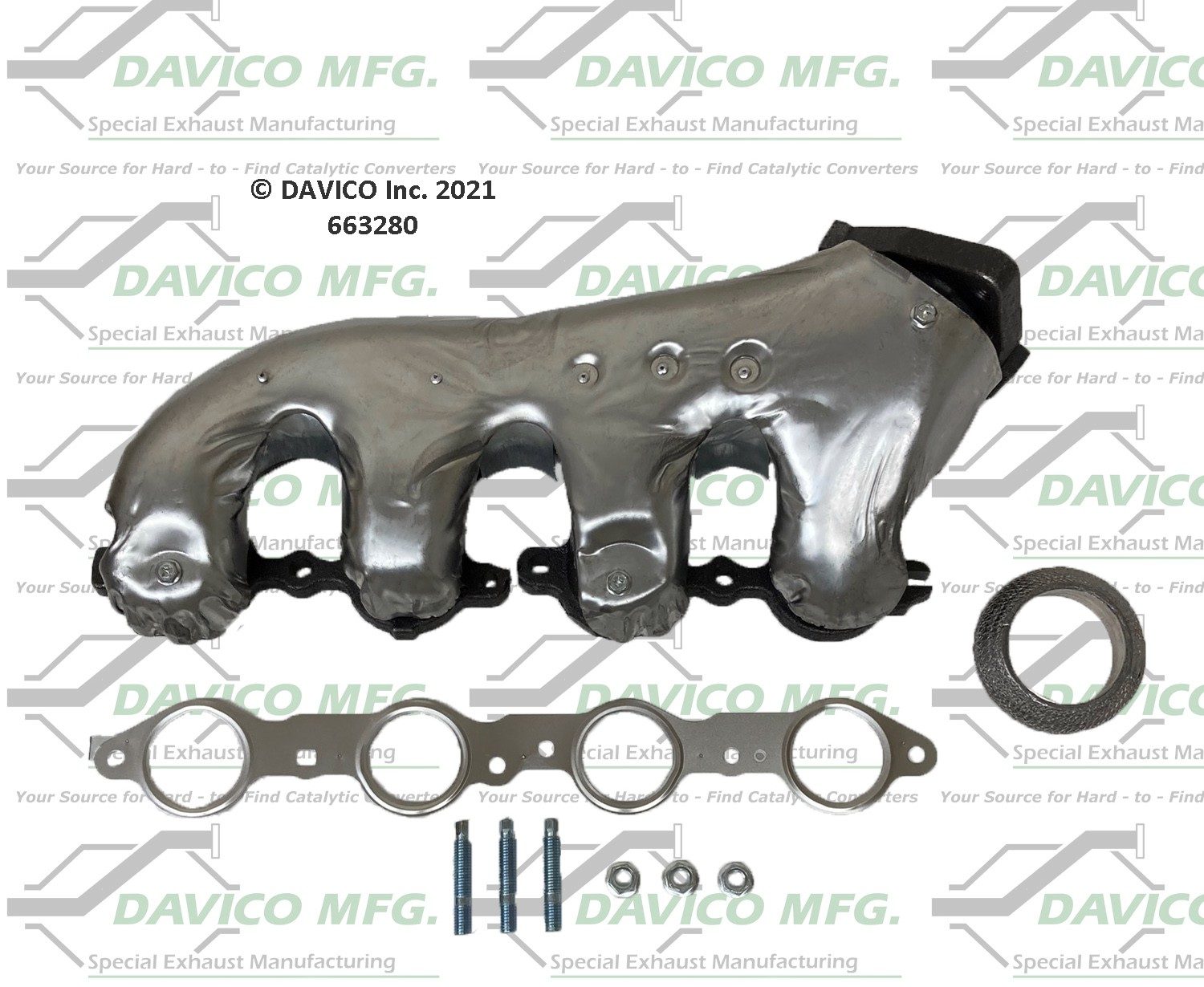 Davico Mfg Exhaust Manifold 663280 — image 2