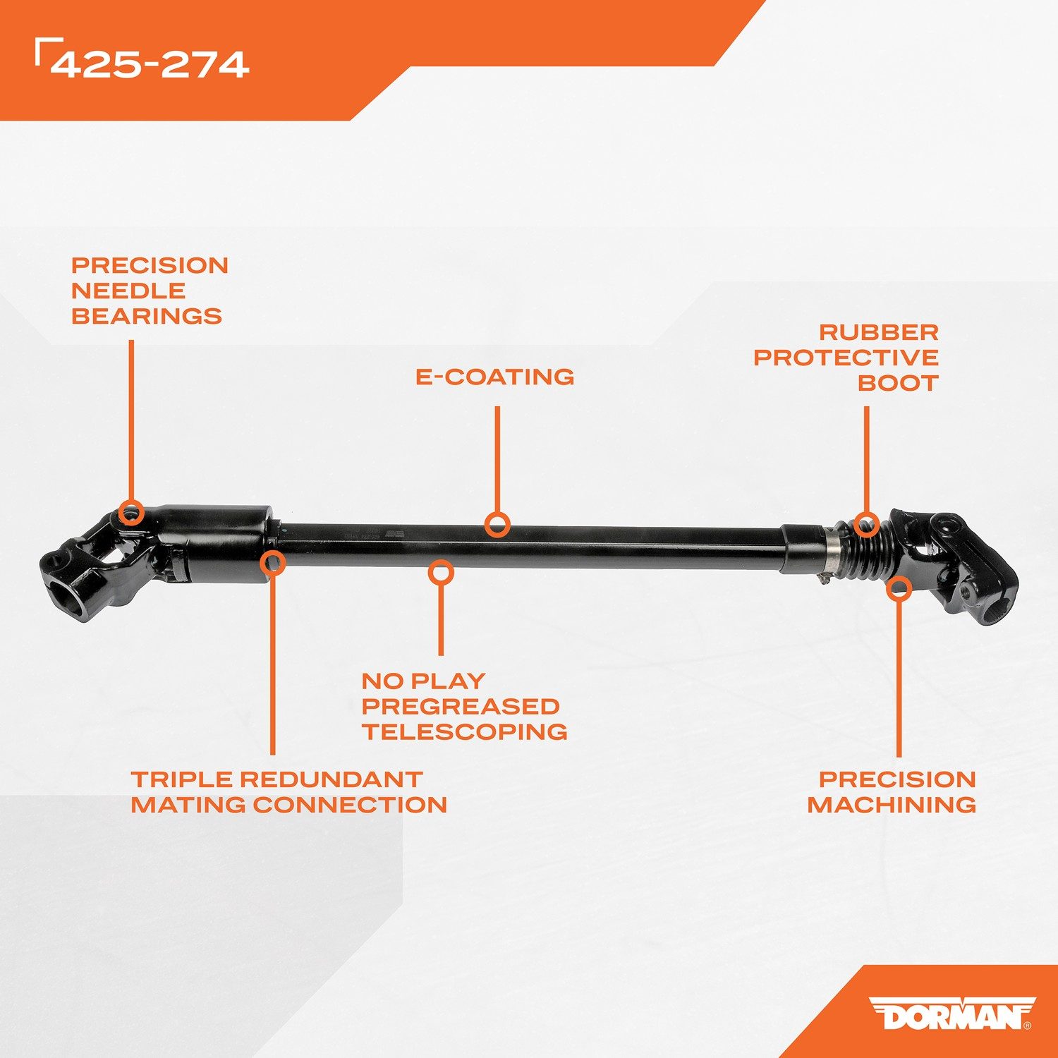 Dorman Steering Shaft 425-274 — image 3