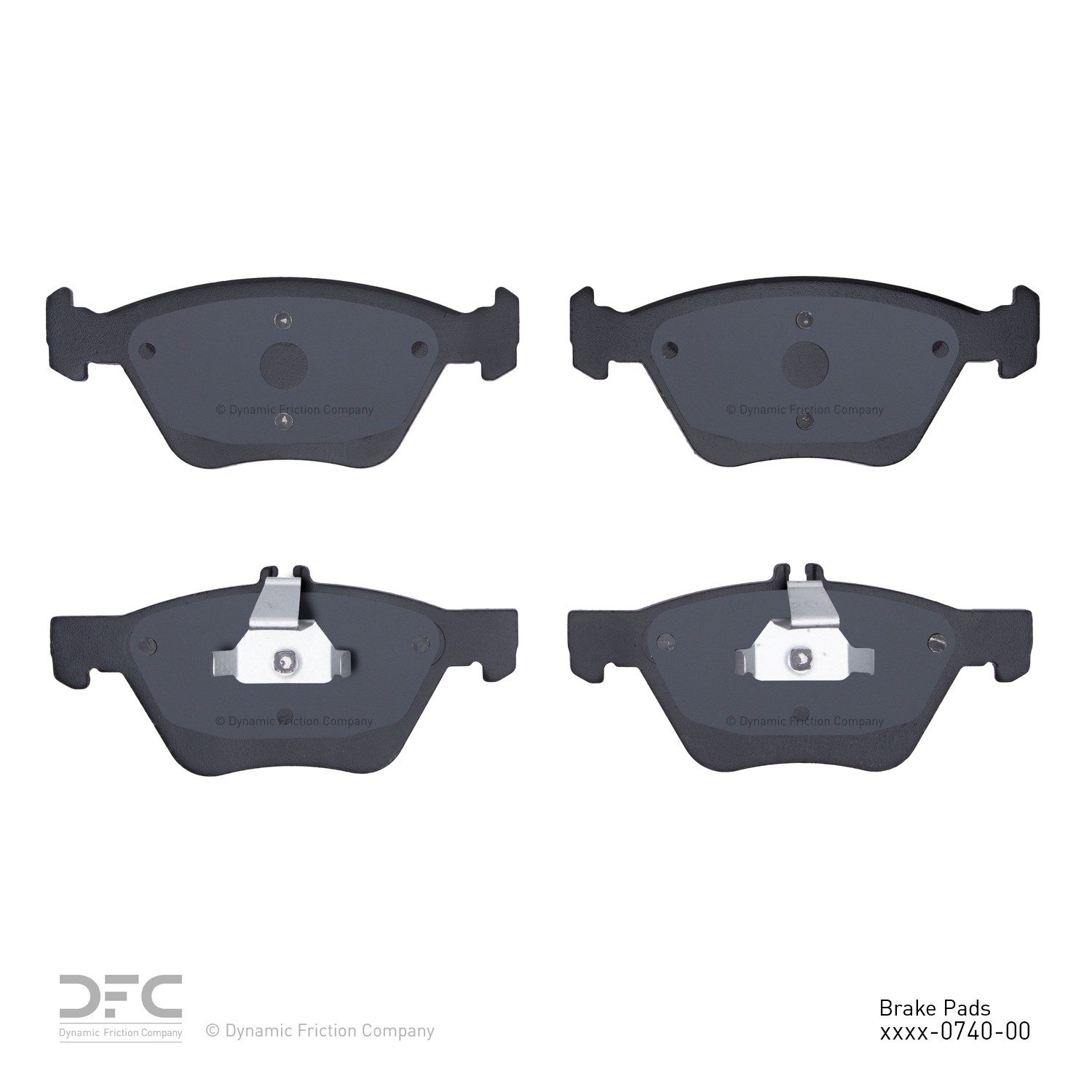 DYNAMIC FRICTION Disc Brake Pad Set 1115-0740-00 — image 2