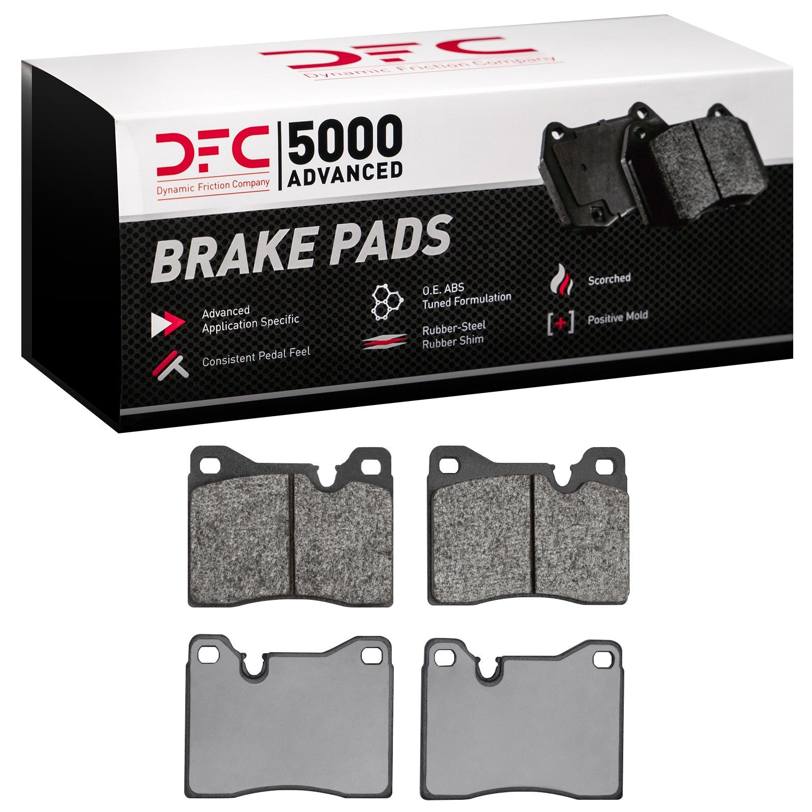DFC Front 5000 Advanced Low-Metallic Brake Pads (4 Pads) — image 2