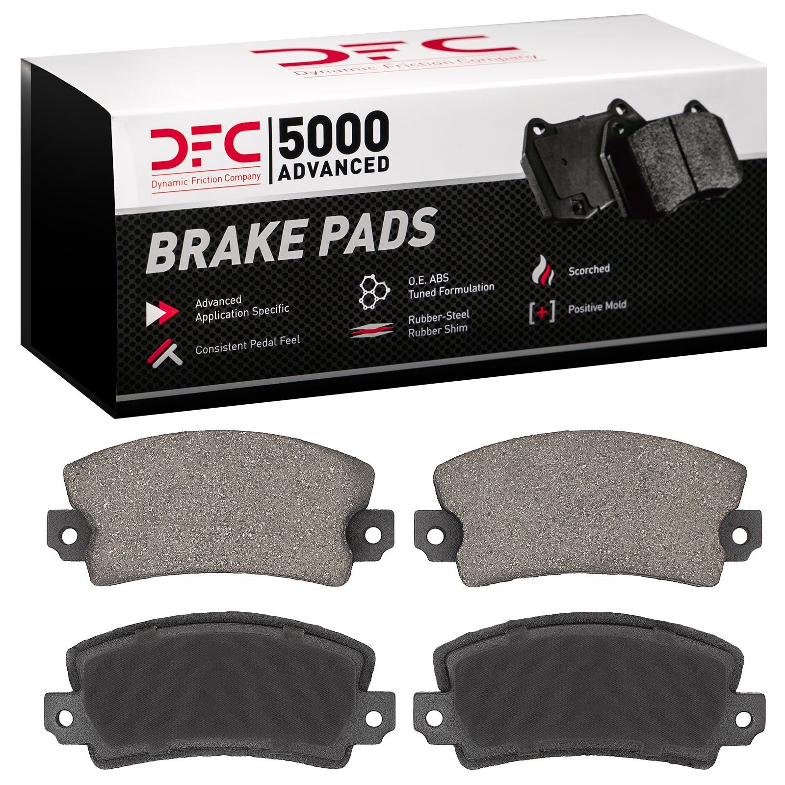 Dynamic Friction 5000 Advanced Brake Pads Without Hardware - 1551-0097-00 — image 2