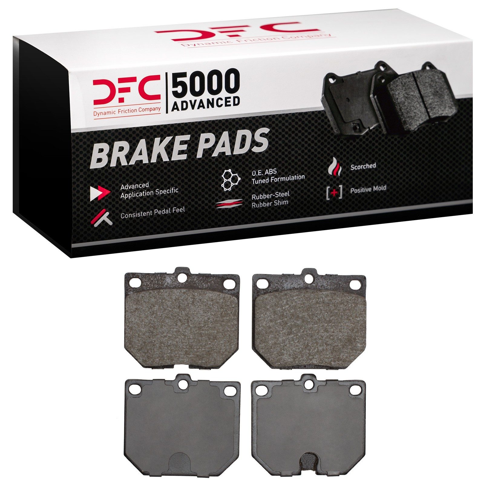 DFC 5000 Advanced Ceramic Brake Pads (4 Pads) — image 2
