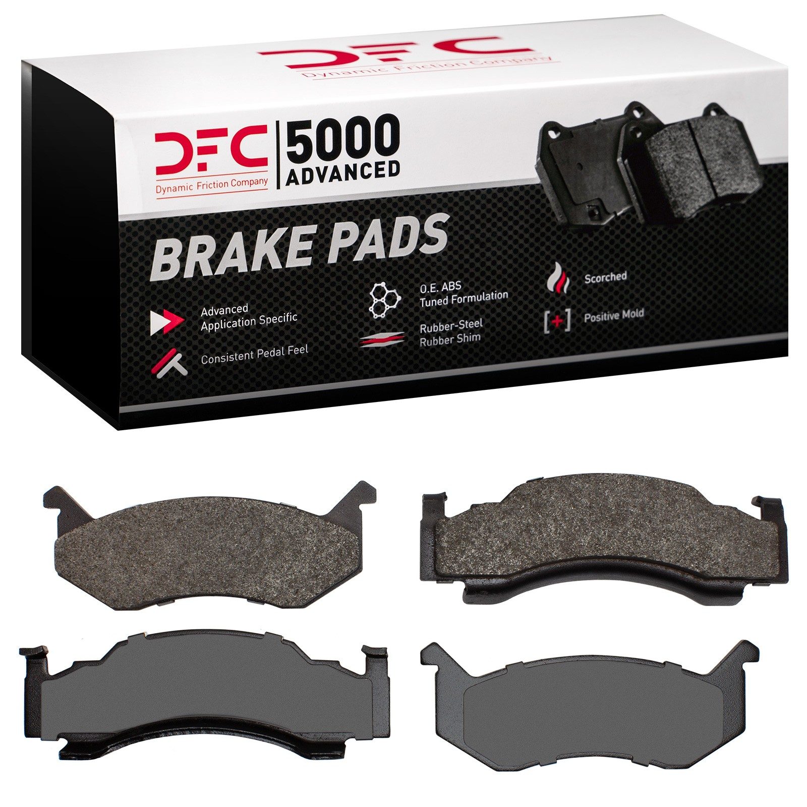 DFC Front 5000 Advanced Semi-Metallic Brake Pads (4 Pads) — image 2
