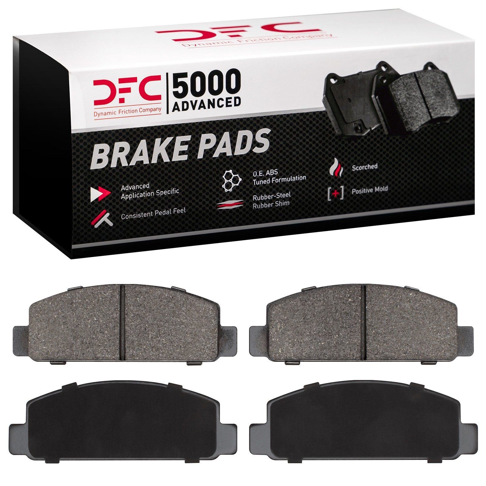 DFC 5000 Advanced Semi-Metallic Brake Pads (4 Pads) — image 2