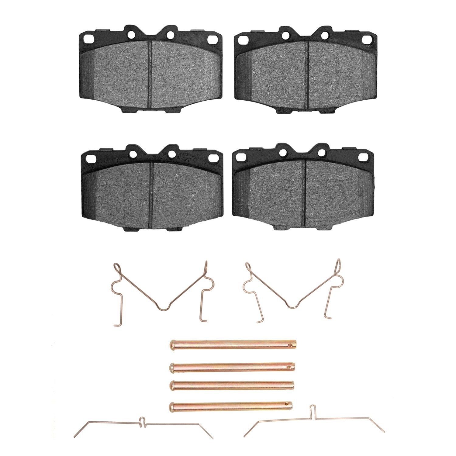 Dynamic Friction 5000 Advance Brake Pads With Hardware - 1551-0137-02