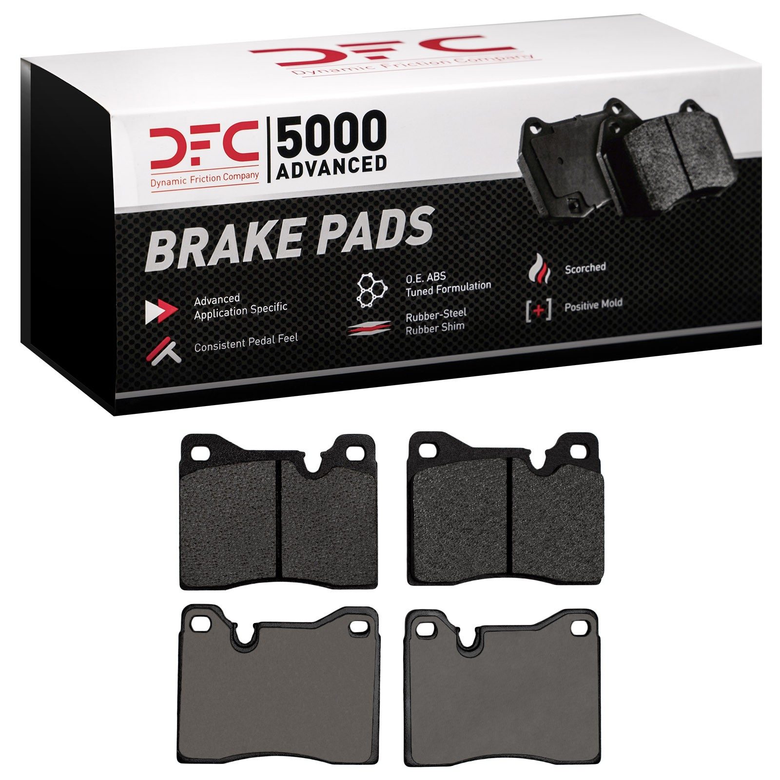 DFC Front 5000 Advanced Low-Metallic Brake Pads (4 Pads) — image 2