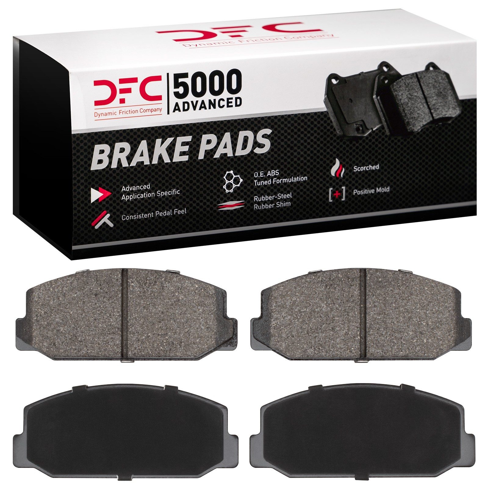 DFC 5000 Advanced Semi-Metallic Brake Pads (4 Pads) — image 2
