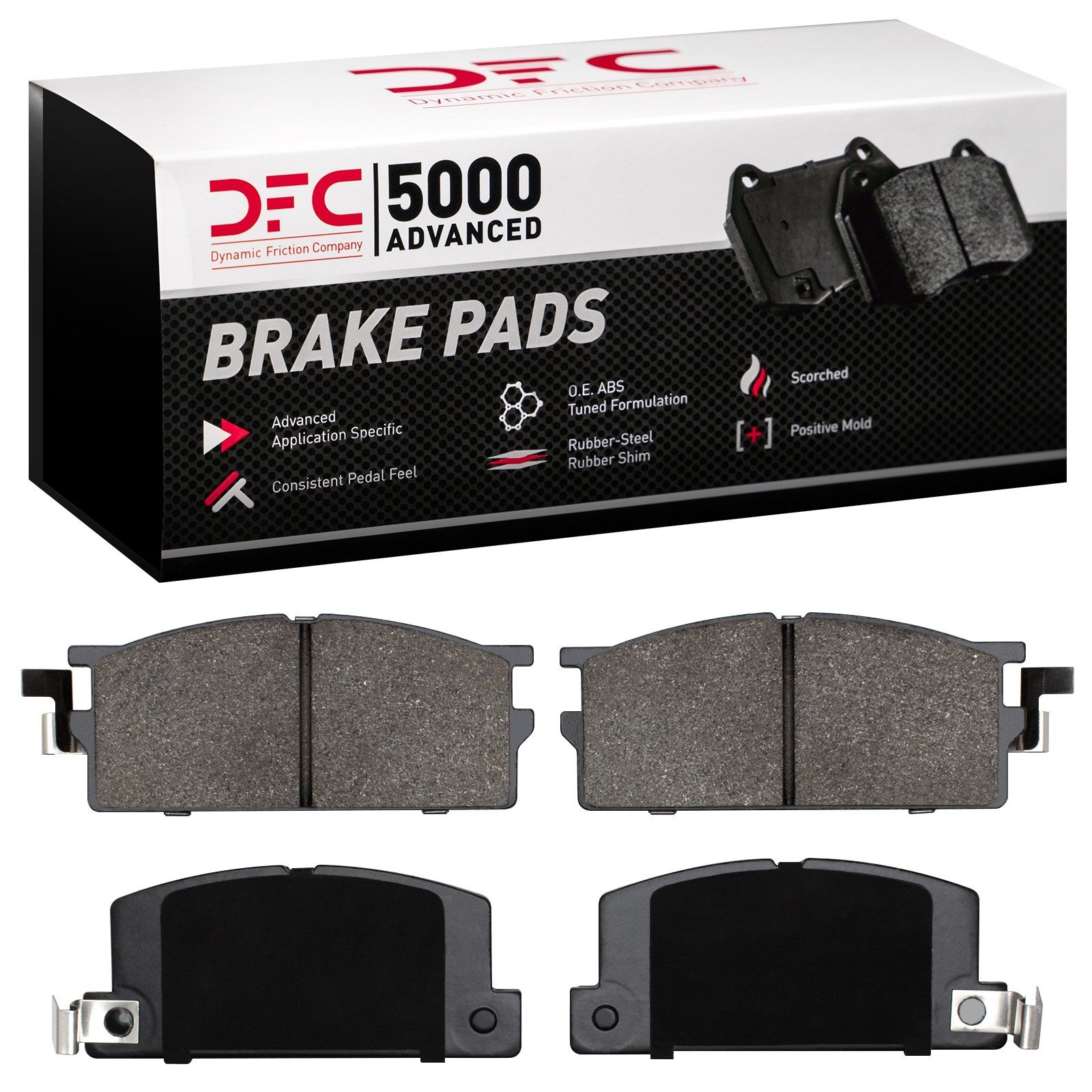 DFC Front 5000 Advanced Semi-Metallic Brake Pads (4 Pads) — image 2