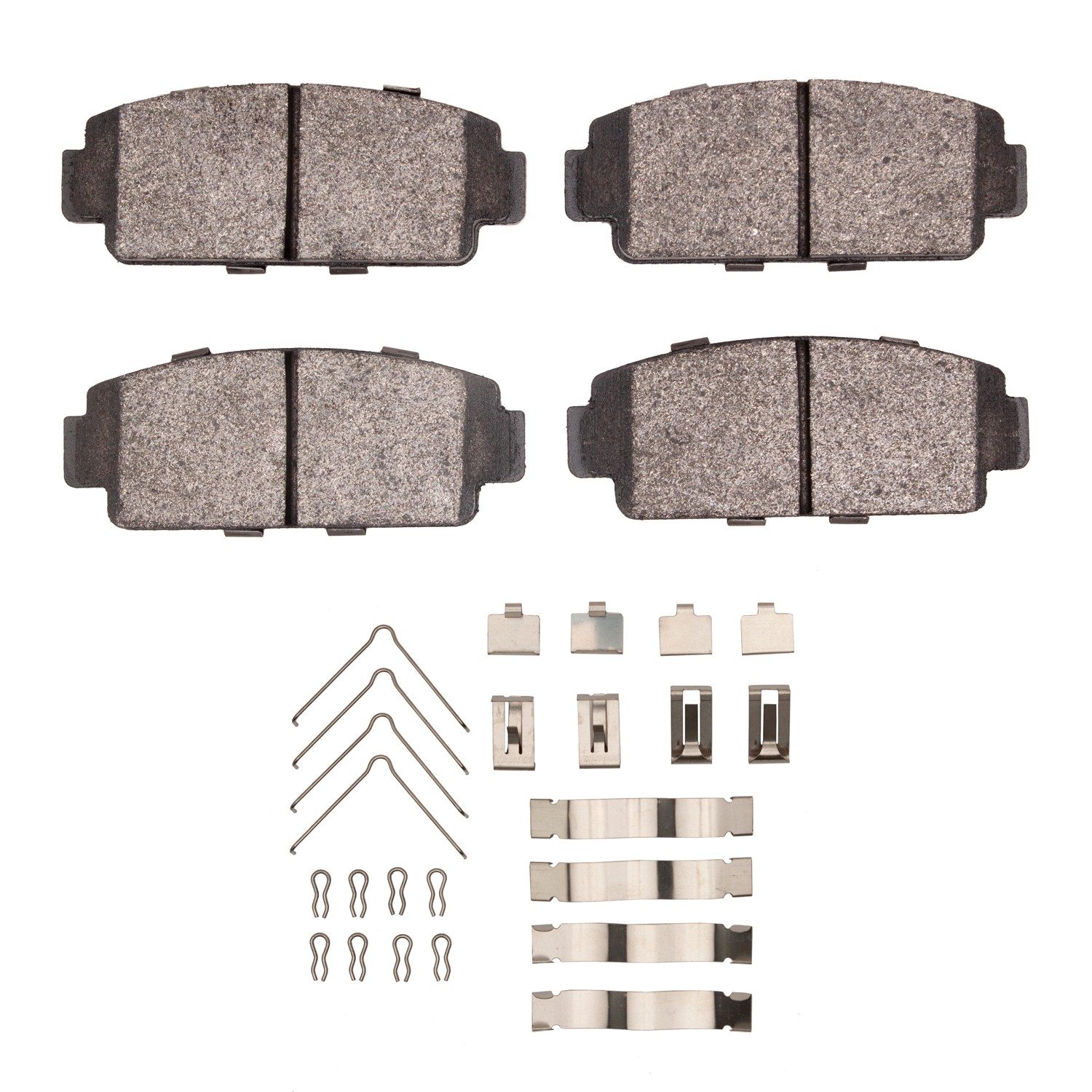 Dynamic Friction 5000 Advance Brake Pads With Hardware - 1551-0196-01