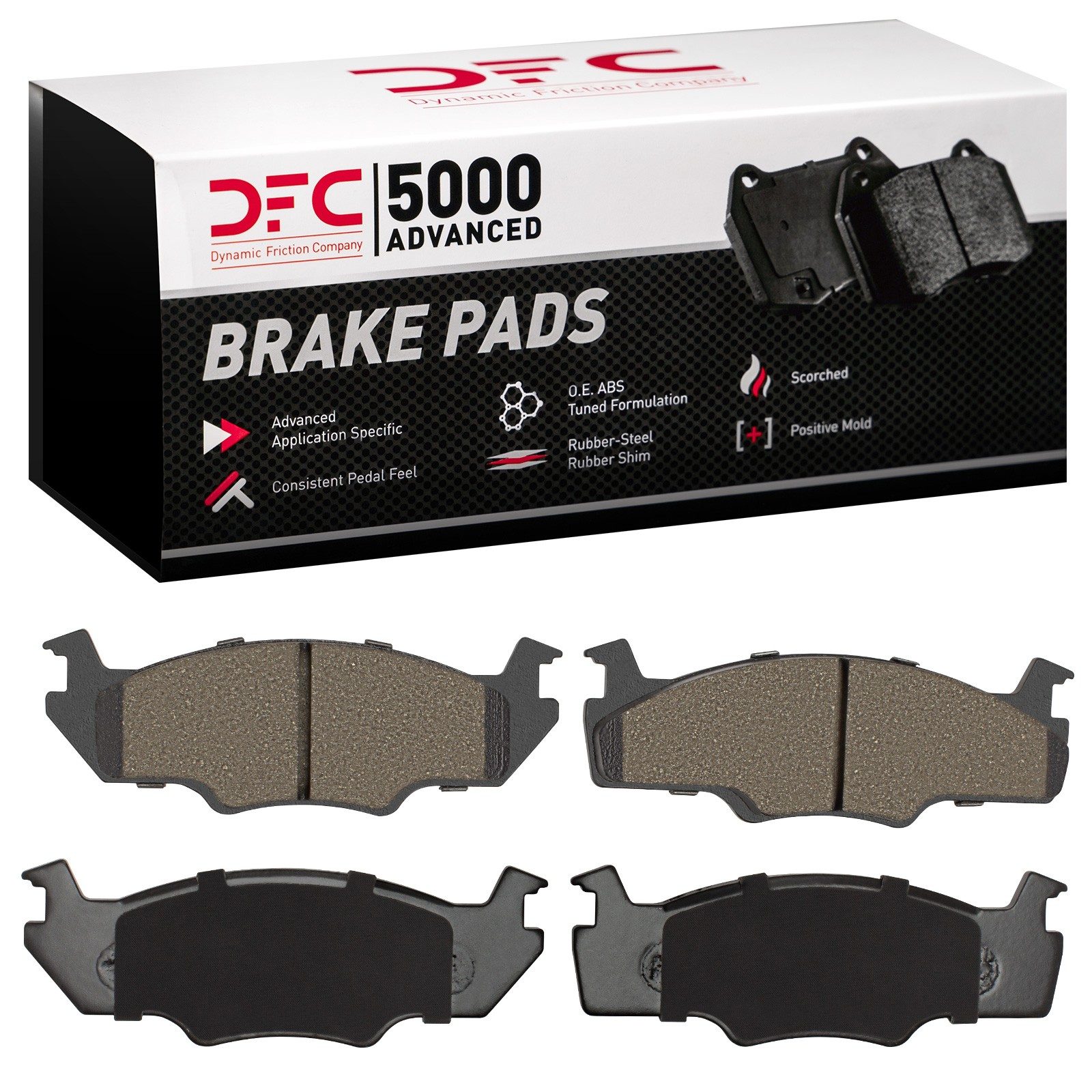 DFC 5000 Advanced Semi-Metallic Brake Pads (4 Pads) — image 3