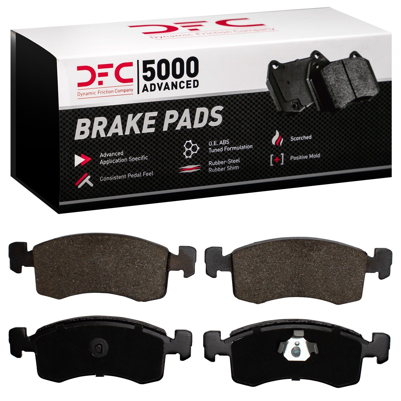 DFC Front 5000 Advanced Semi-Metallic Brake Pads (4 Pads) — image 2