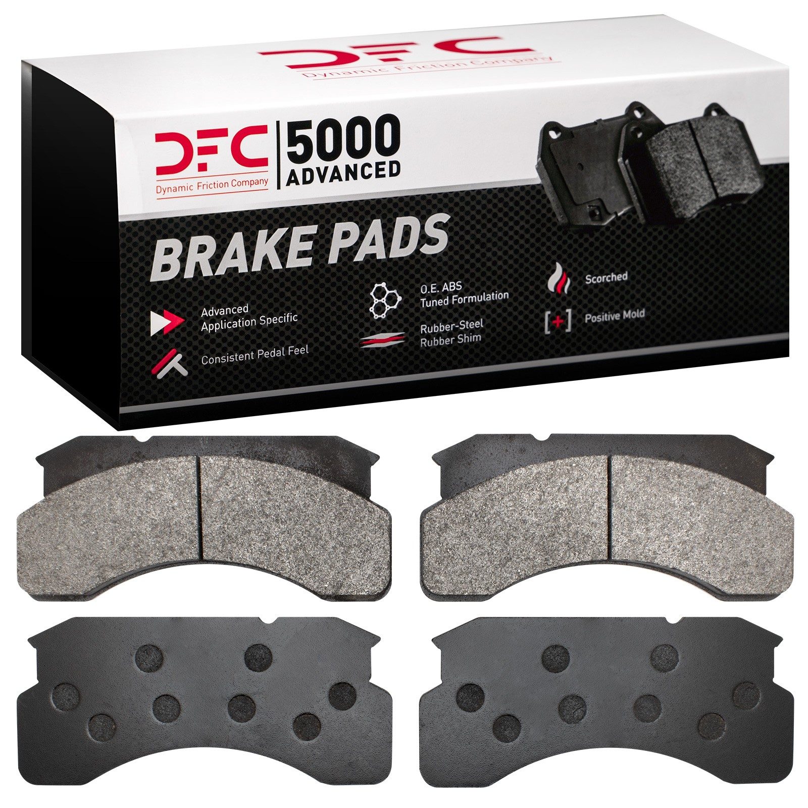 Dynamic Friction 5000 Advanced Brake Pads Without Hardware - 1551-0236-00 — image 2