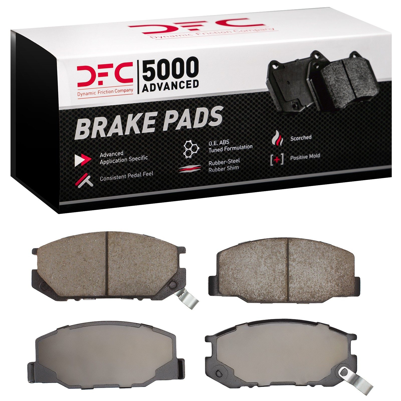 Dynamic Friction 5000 Advanced Brake Pads Without Hardware - 1551-0245-00 — image 2