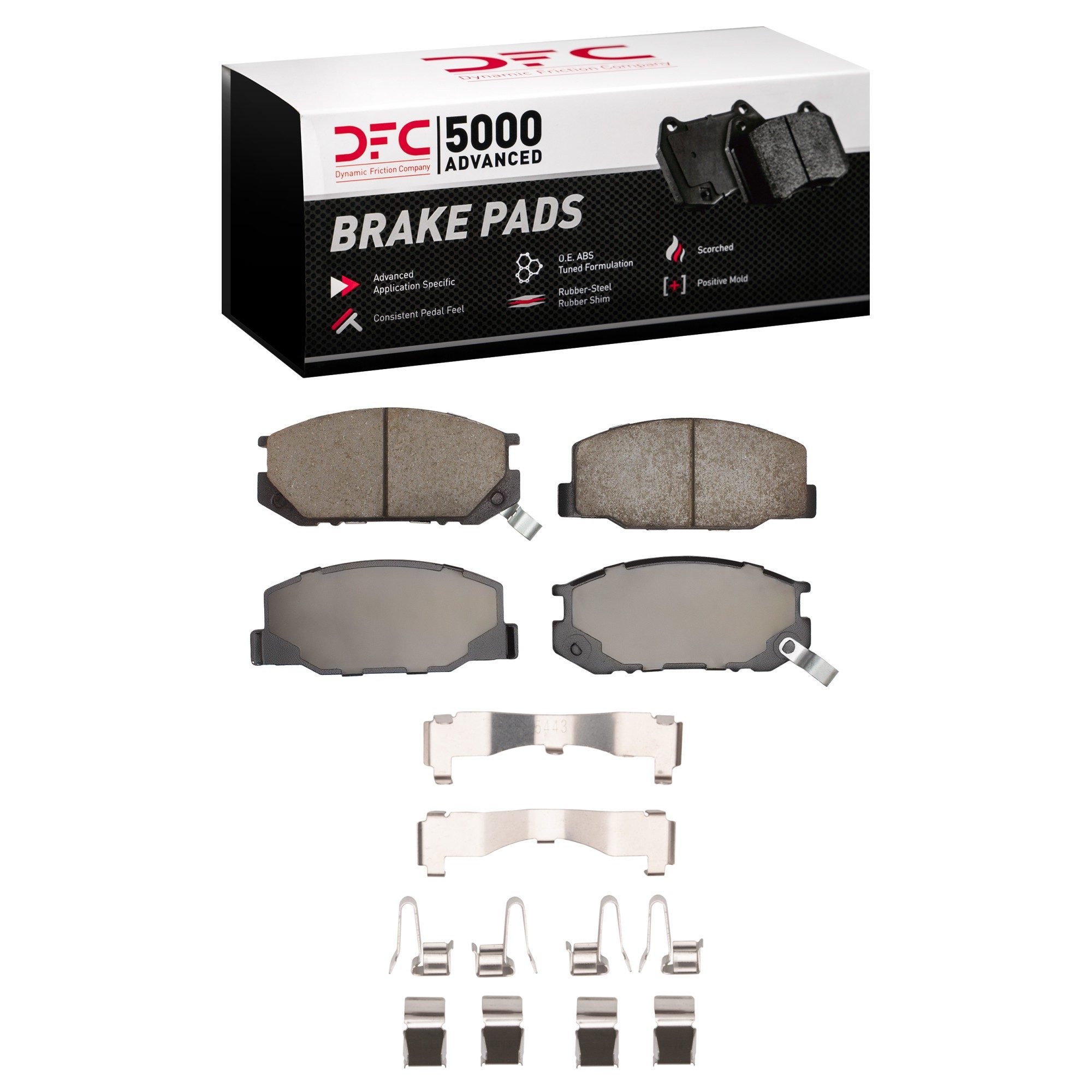 DFC 5000 Advanced Ceramic Brake Pads (4 Pads)