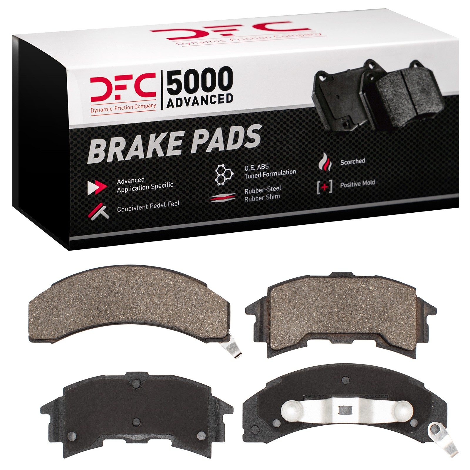 Dynamic Friction 5000 Advanced Brake Pads Without Hardware - 1551-0262-00 — image 2