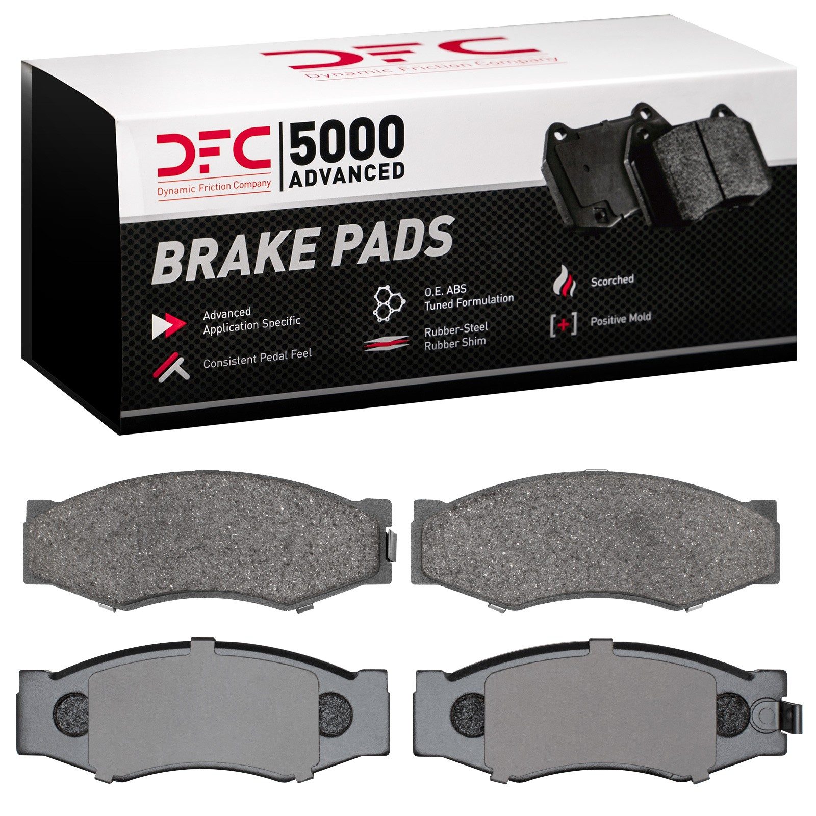 Dynamic Friction 5000 Advanced Brake Pads Without Hardware - 1551-0266-00 — image 3