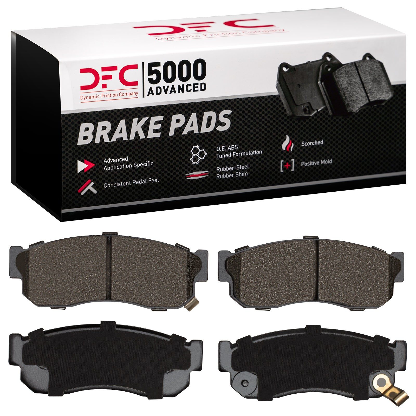 Dynamic Friction 5000 Advanced Brake Pads Without Hardware - 1551-0275-00 — image 2
