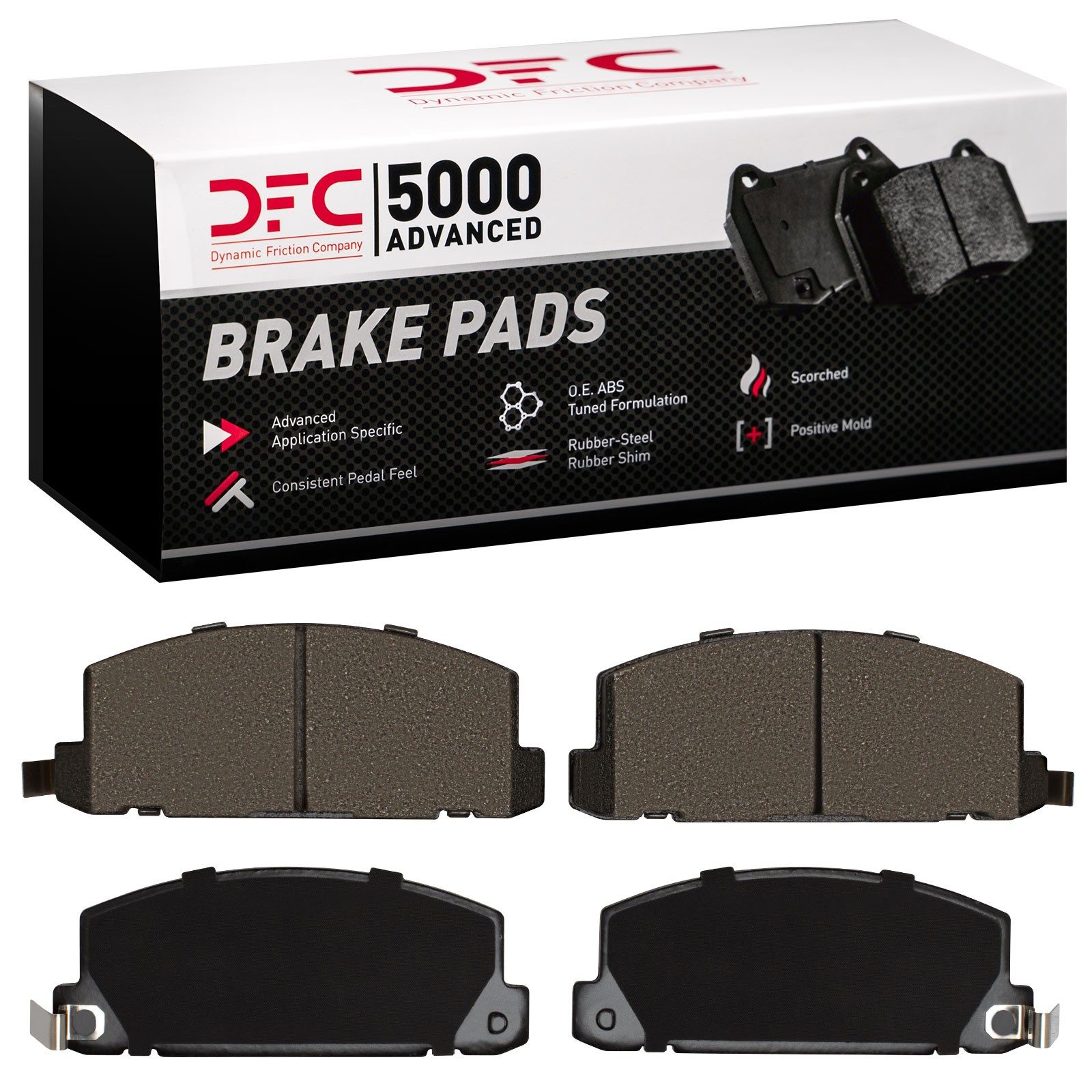 DFC 5000 Advanced Semi-Metallic Brake Pads (4 Pads) — image 2