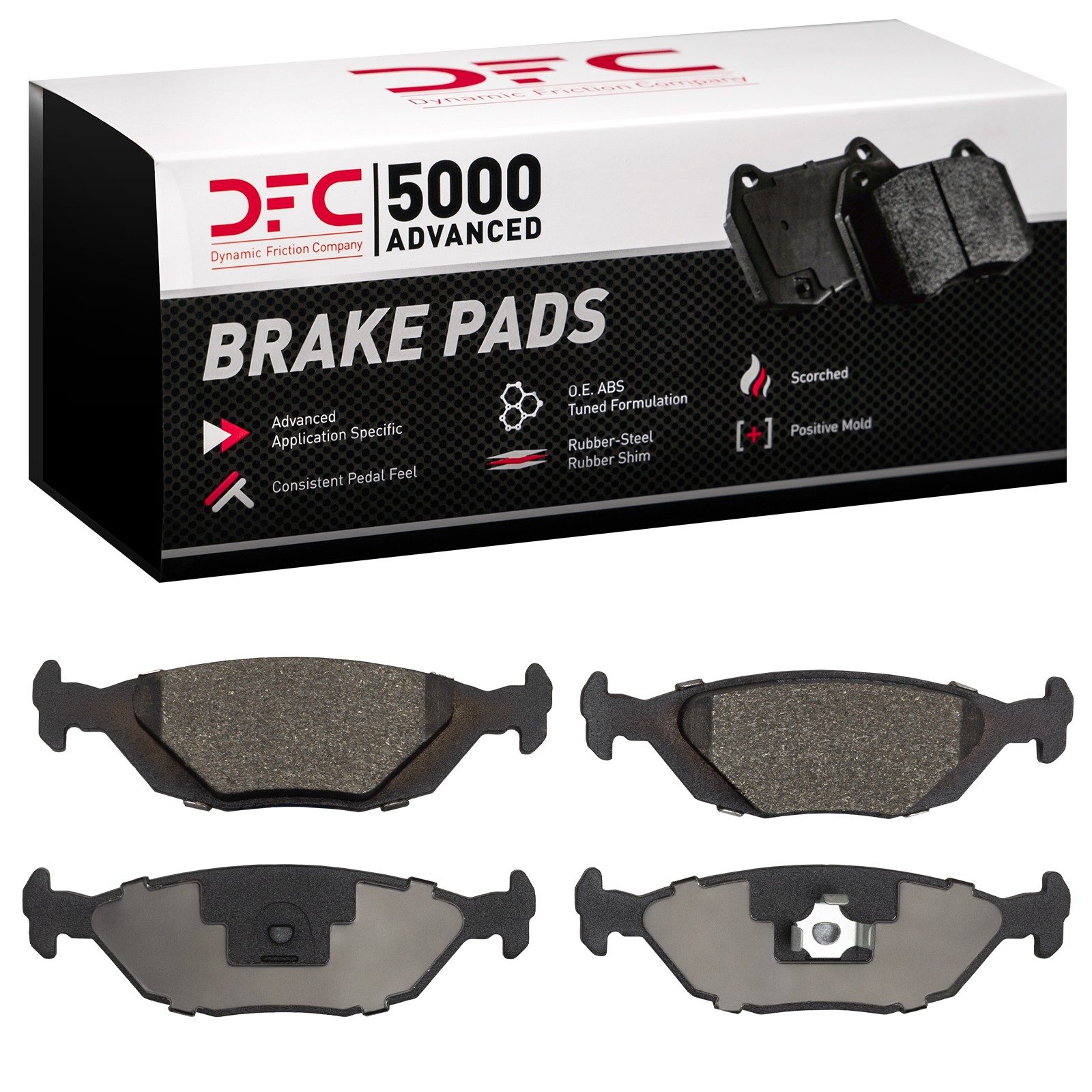 DFC 5000 Advanced Low-Metallic Brake Pads (4 Pads) — image 2