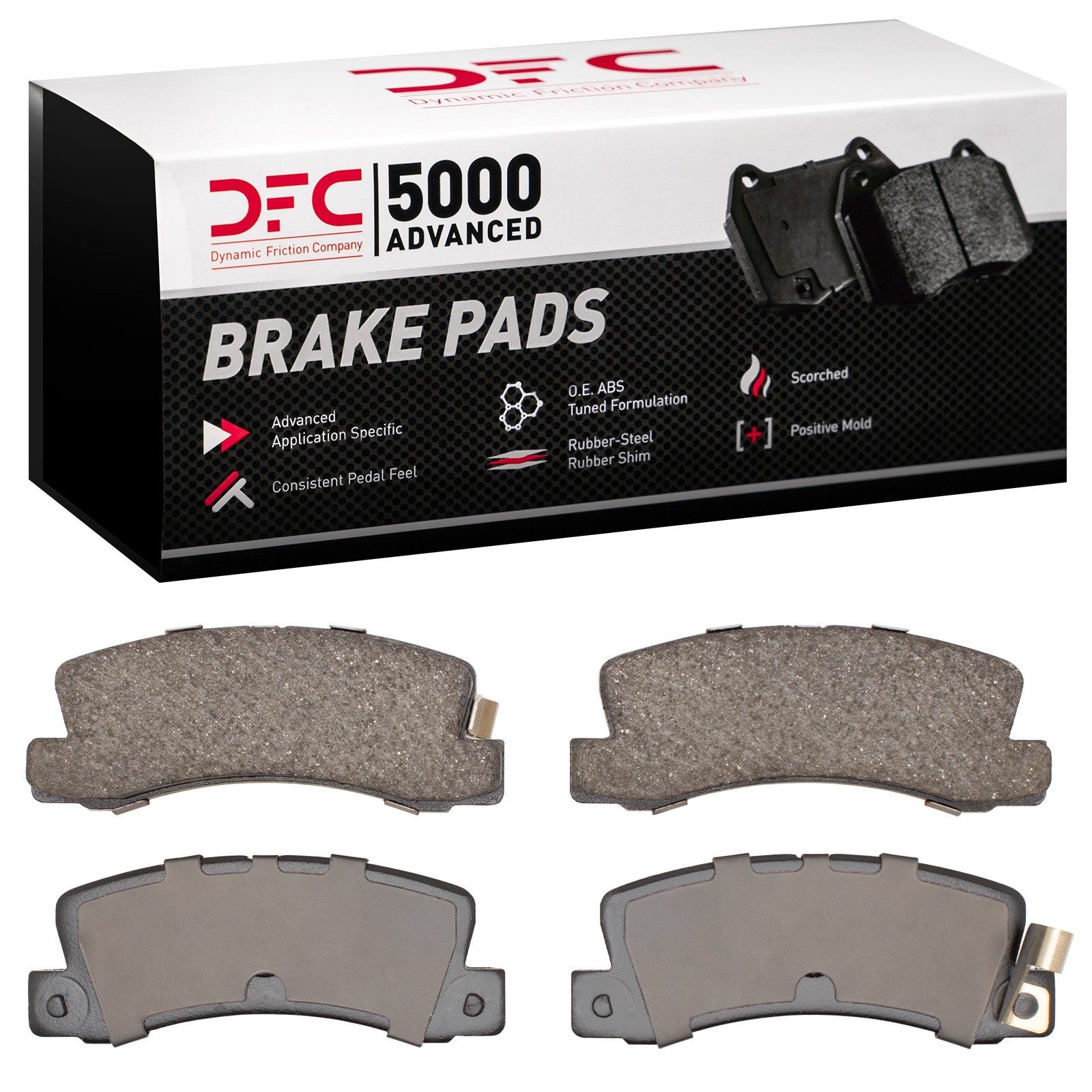 DFC 5000 Advanced Ceramic Brake Pads (4 Pads) — image 3