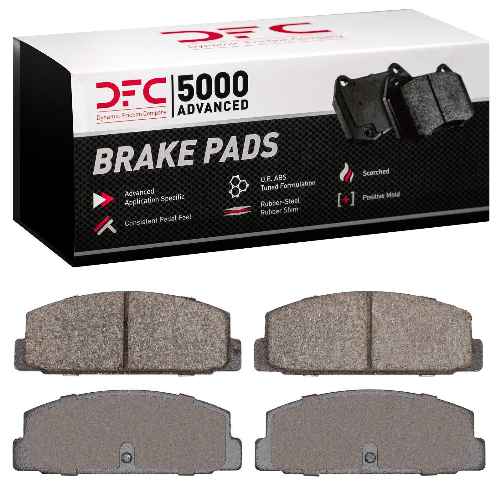 DFC 5000 Advanced Ceramic Brake Pads (4 Pads) — image 2