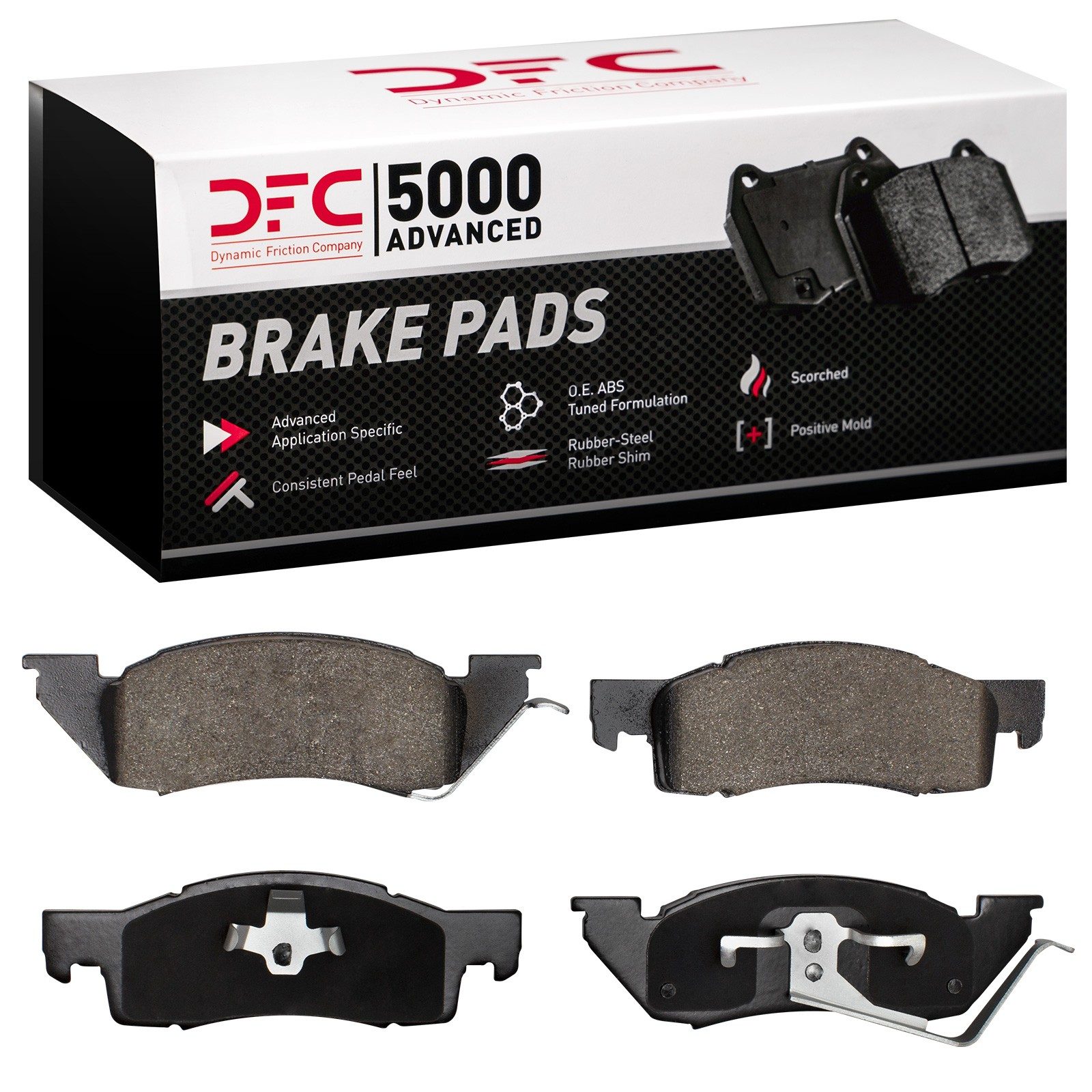 DFC Front 5000 Advanced Semi-Metallic Brake Pads (4 Pads) — image 2